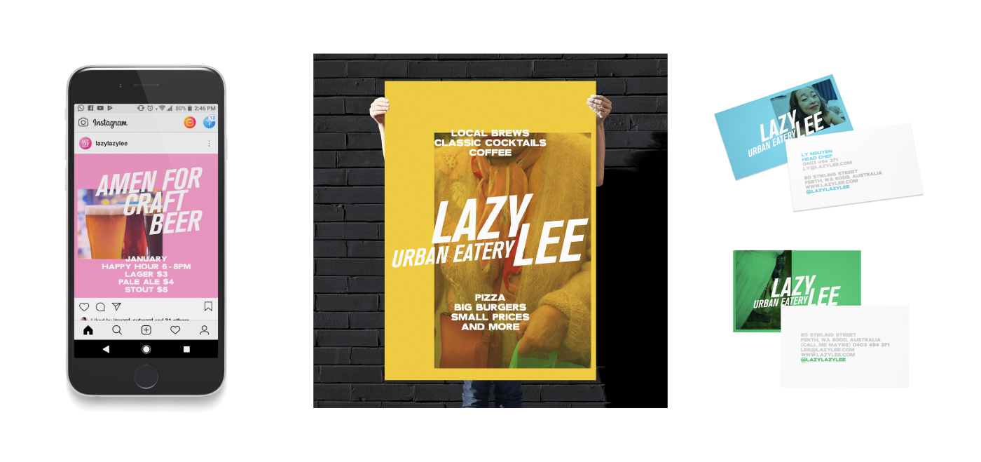 Lazy Lee / Urban Eatery on Behance