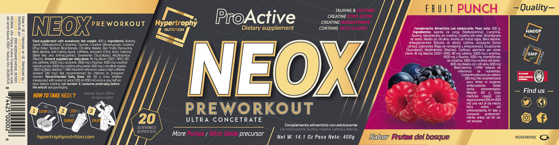 NEOX PRE-WORKOUT on Behance