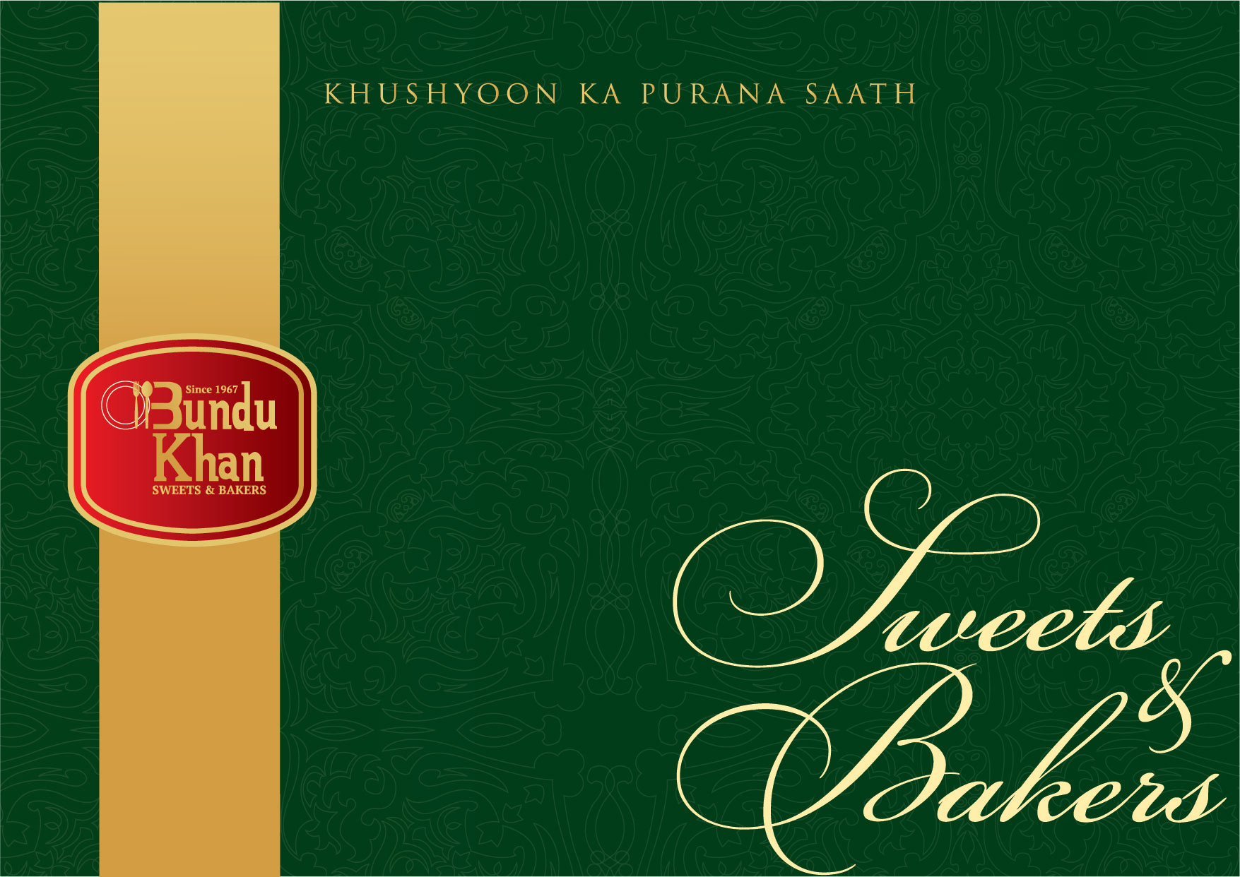 Bundu Khan Sweets & Bakers New Packaging on Behance