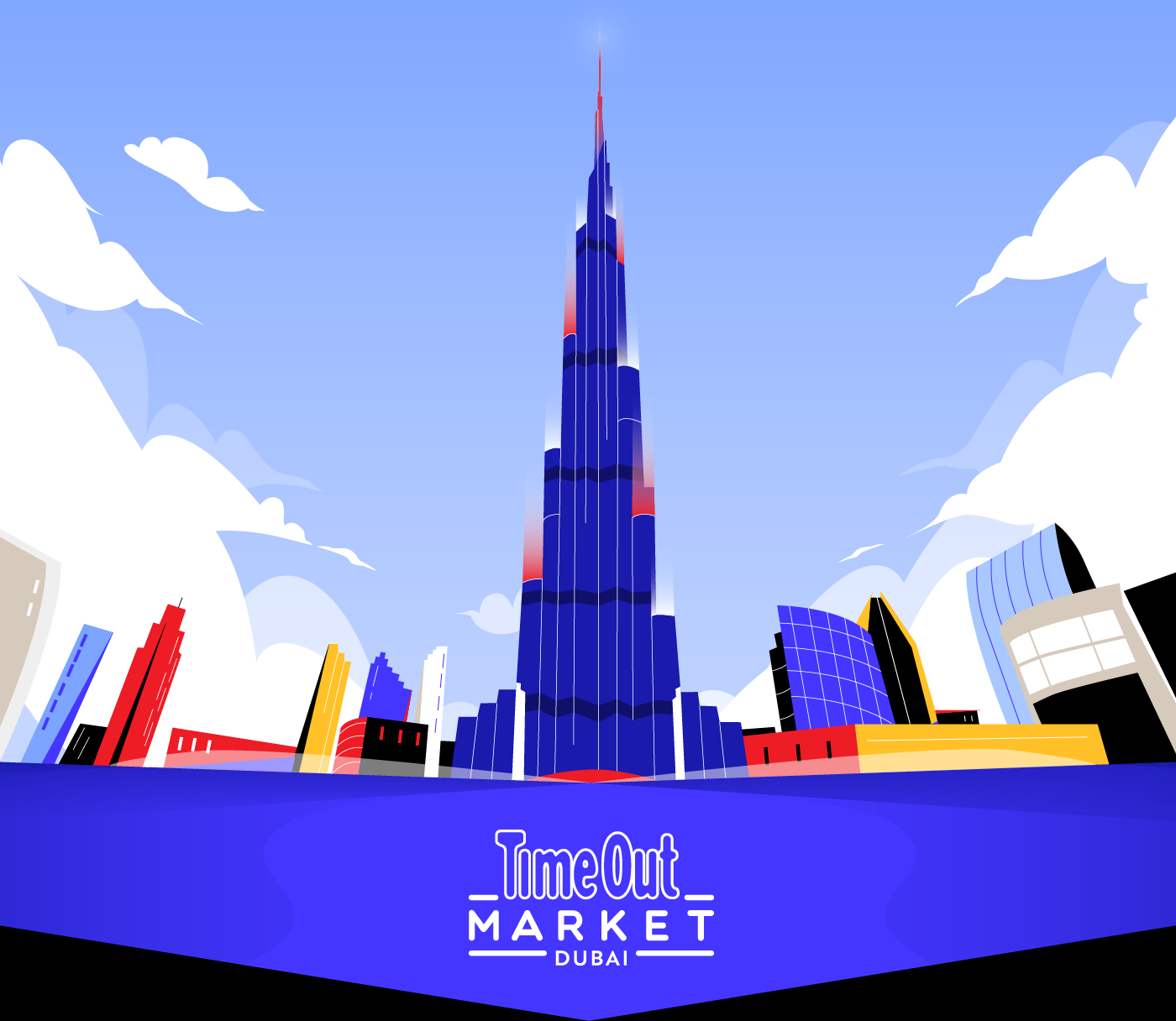 Video mapping on Burj Khalifa on Behance