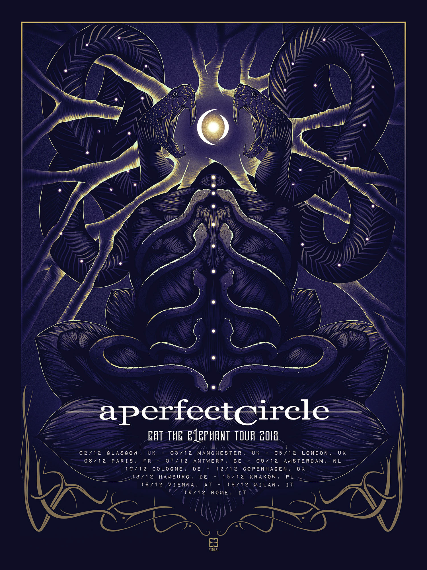 A Perfect Circle Tour Poster on Behance