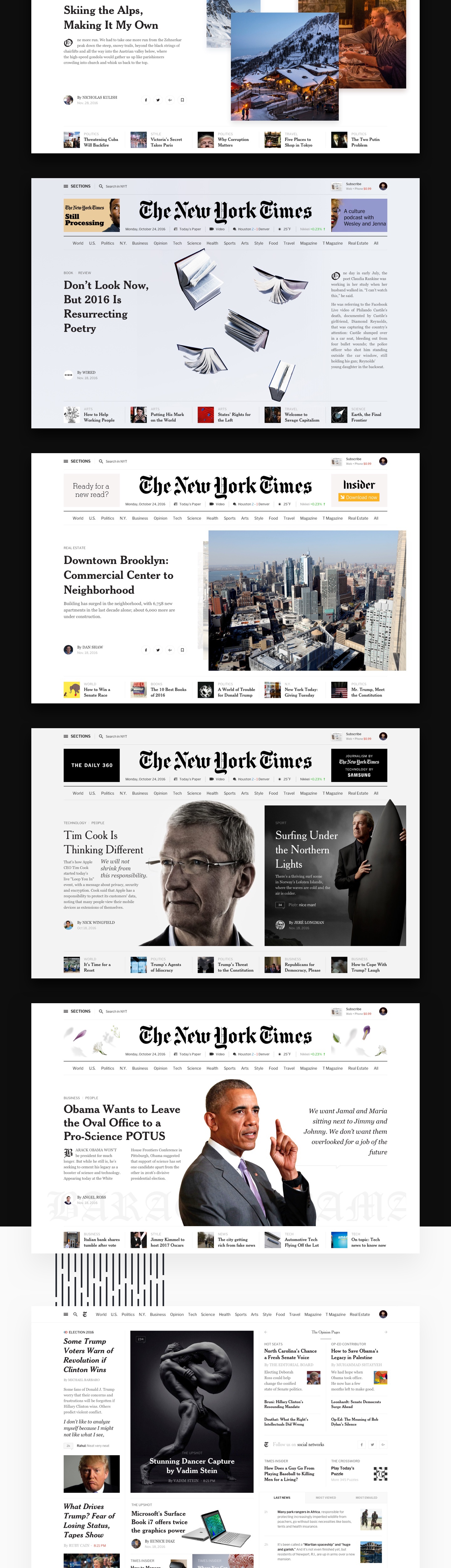 Editorial Design: The New York Times Redesign Concept