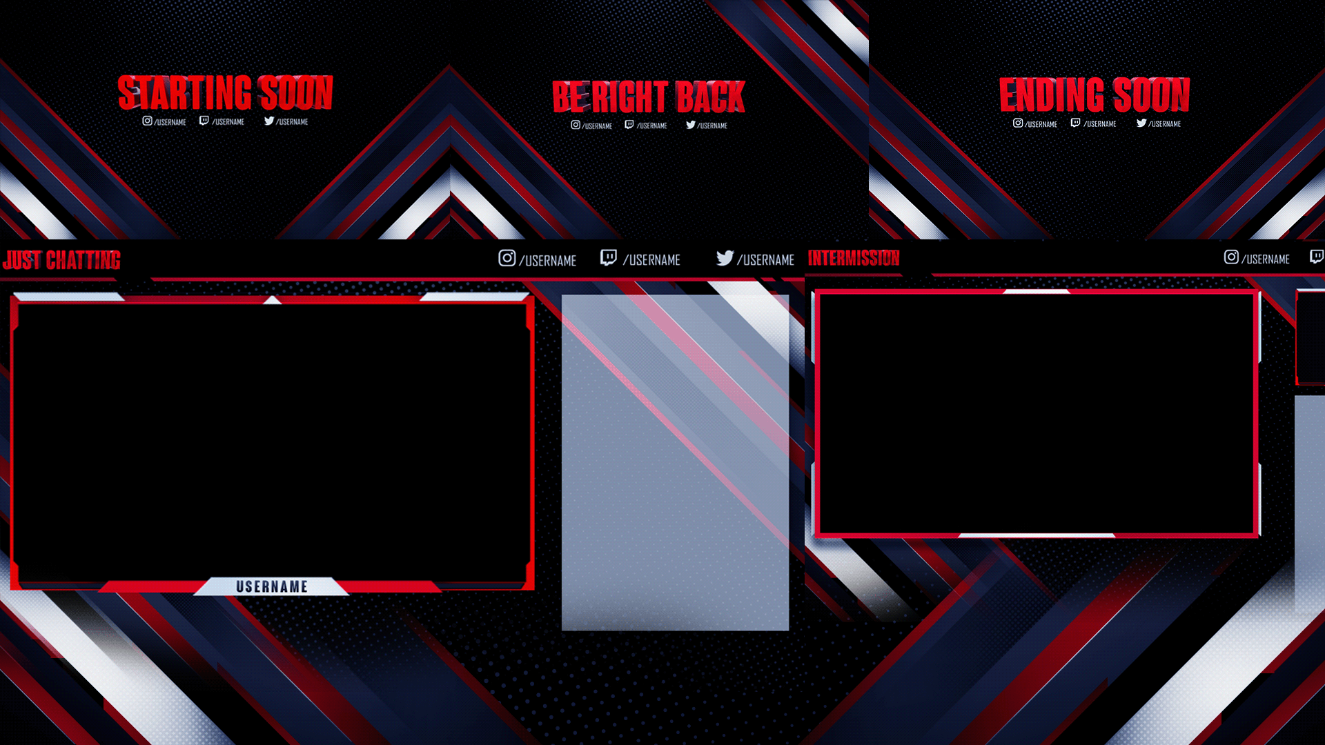 Professional Stream Overlay on Behance