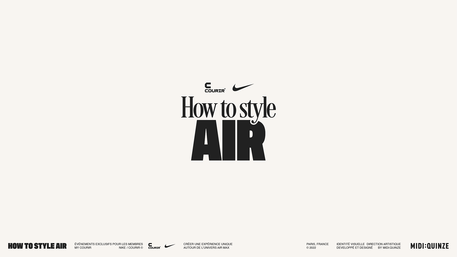 Nike — How To Style Air :: Behance