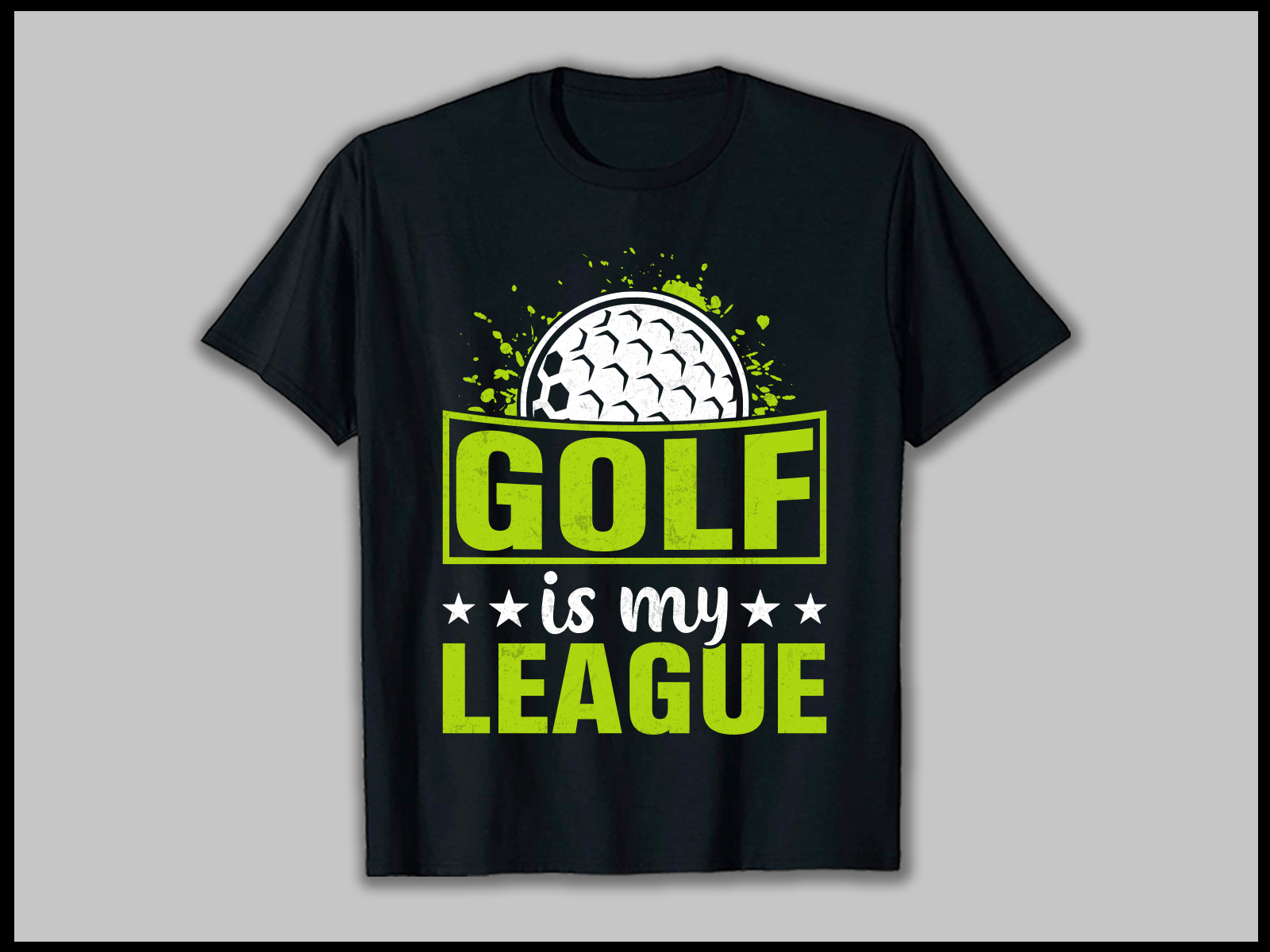 This is my custom Golf t-shirt. | Behance