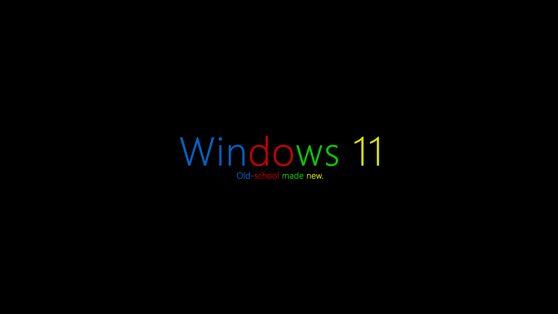 new windows 11