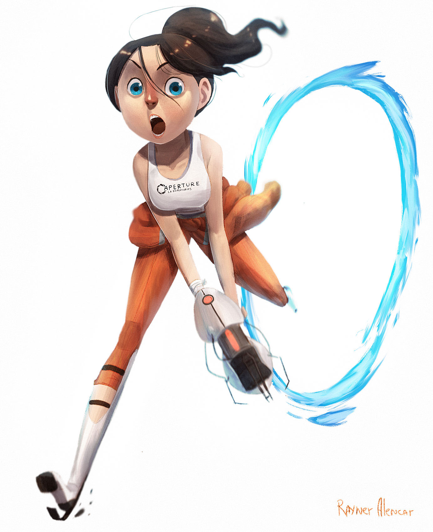 Chell portal 2 art фото 22