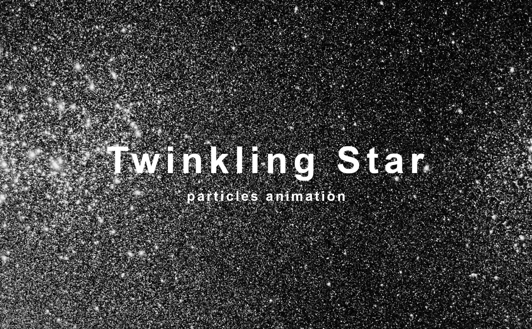 Free 9 Twinkling Star Particles Animation on Behance