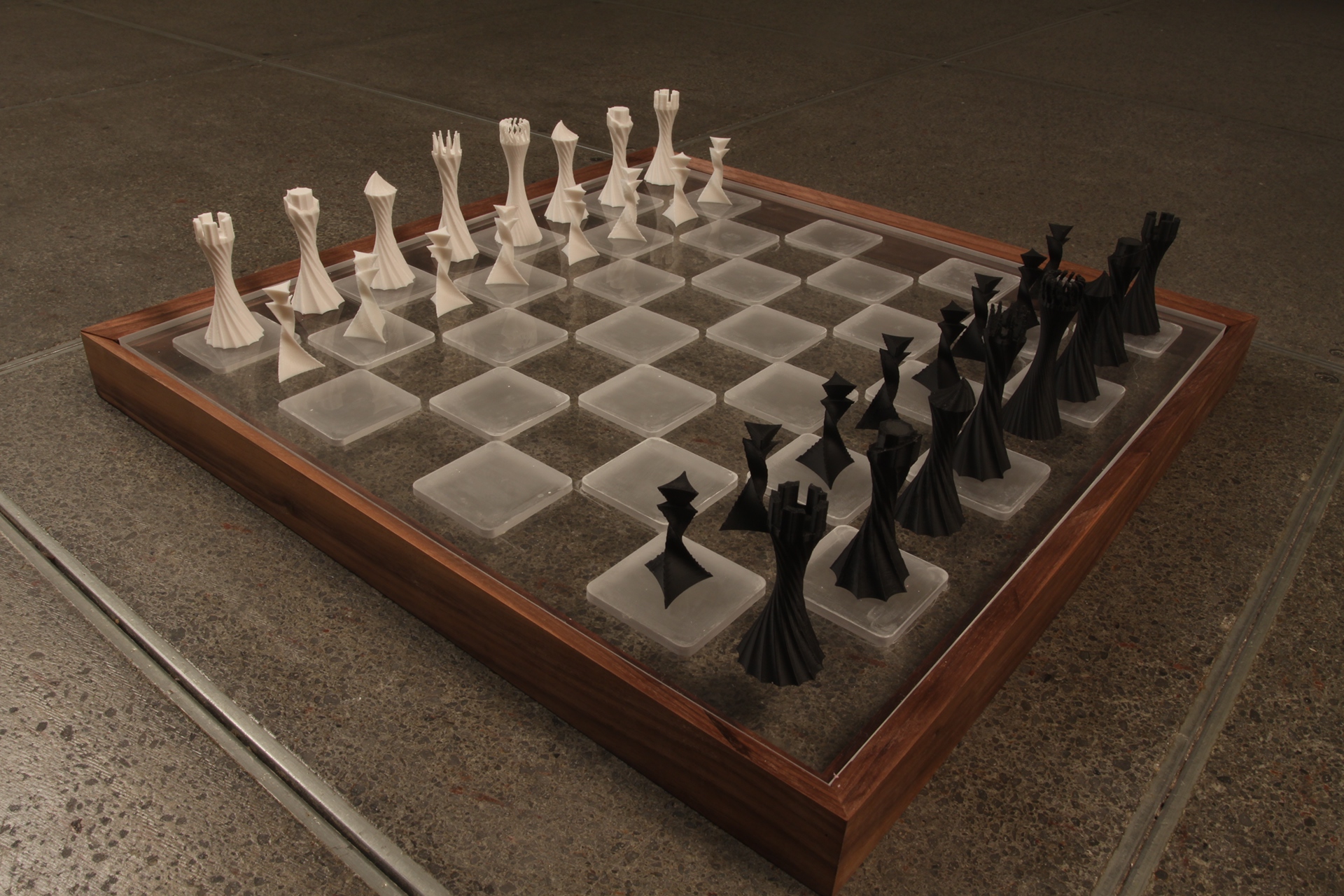 3D printed Parametric Chess Set on Behance