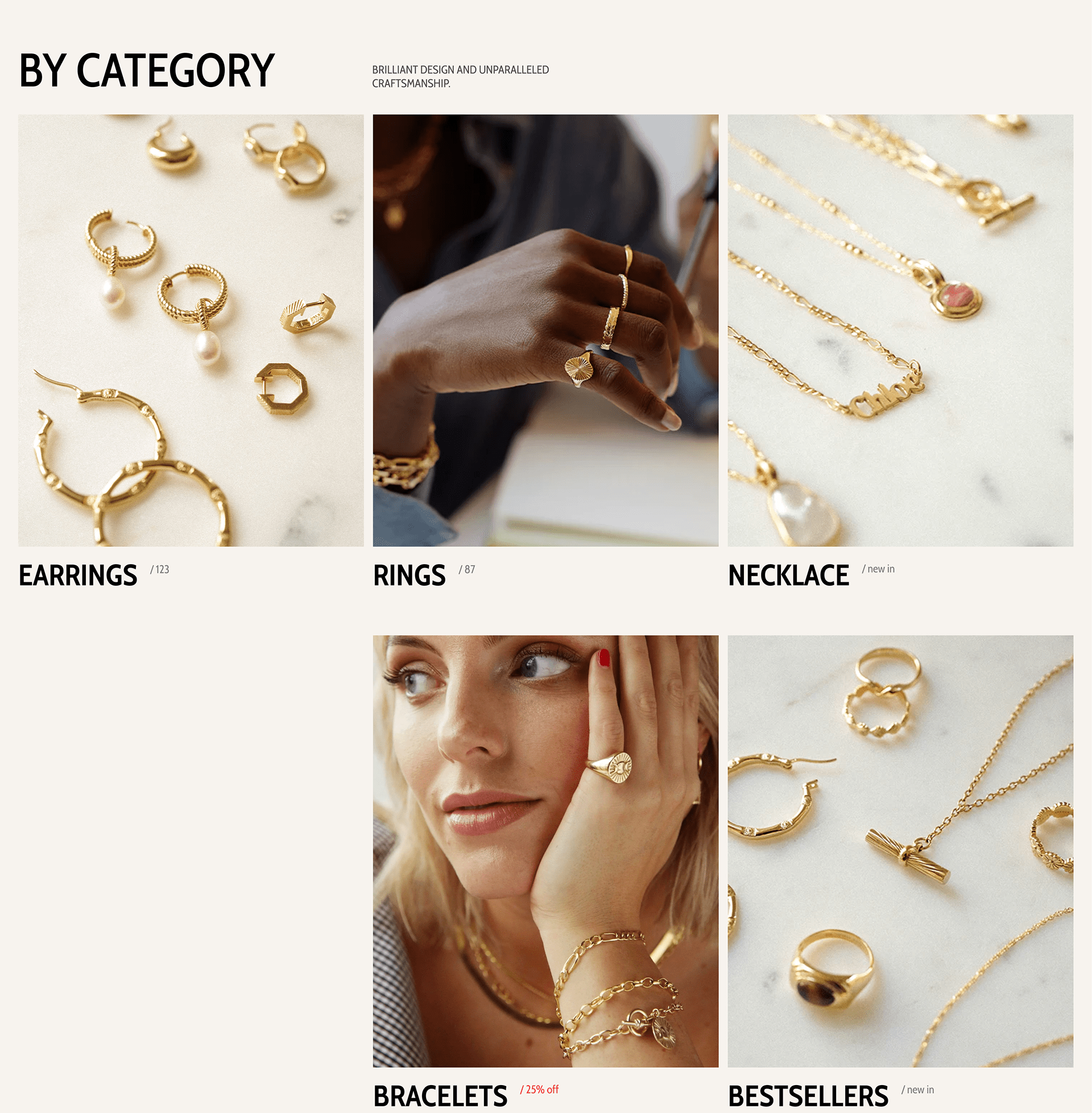 Didosh jewellery | eCommerce Shop on Behance
