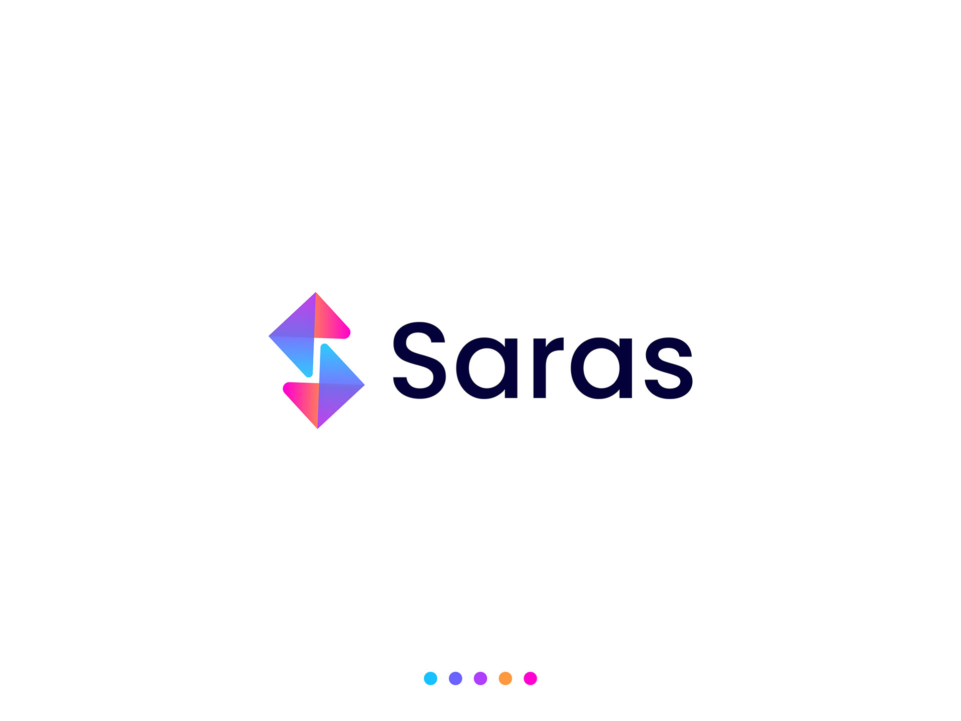 Saras Modern Logo, Letter S, Logo Design