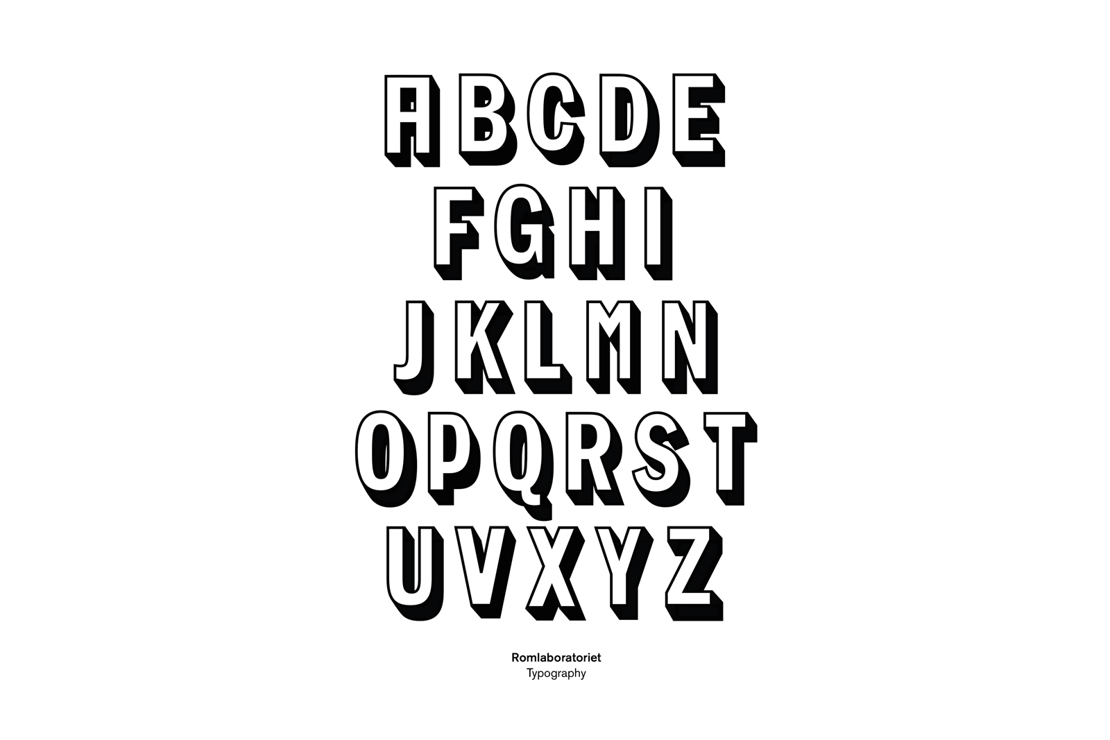 graphisme design Typographie identity bleed oslo architect poster 