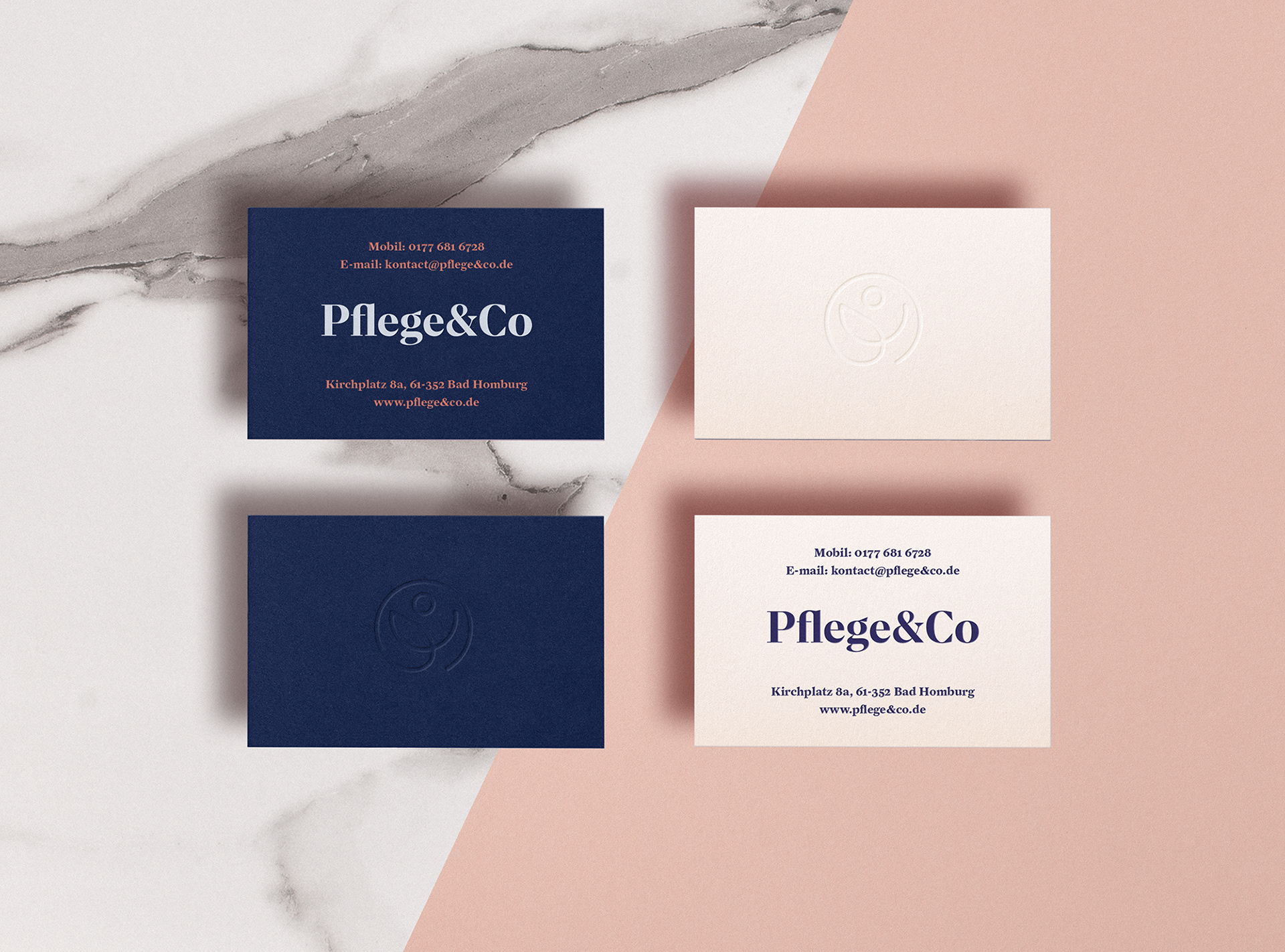 A classic & modern brand identity for Pflege&Co