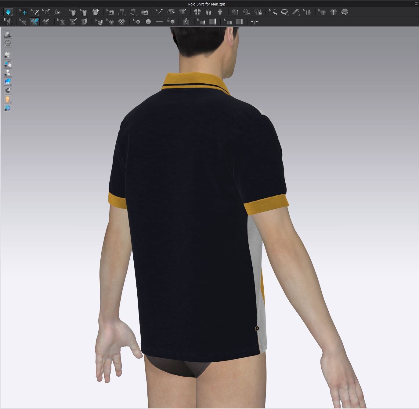 Polo Shirt - 3D on Behance