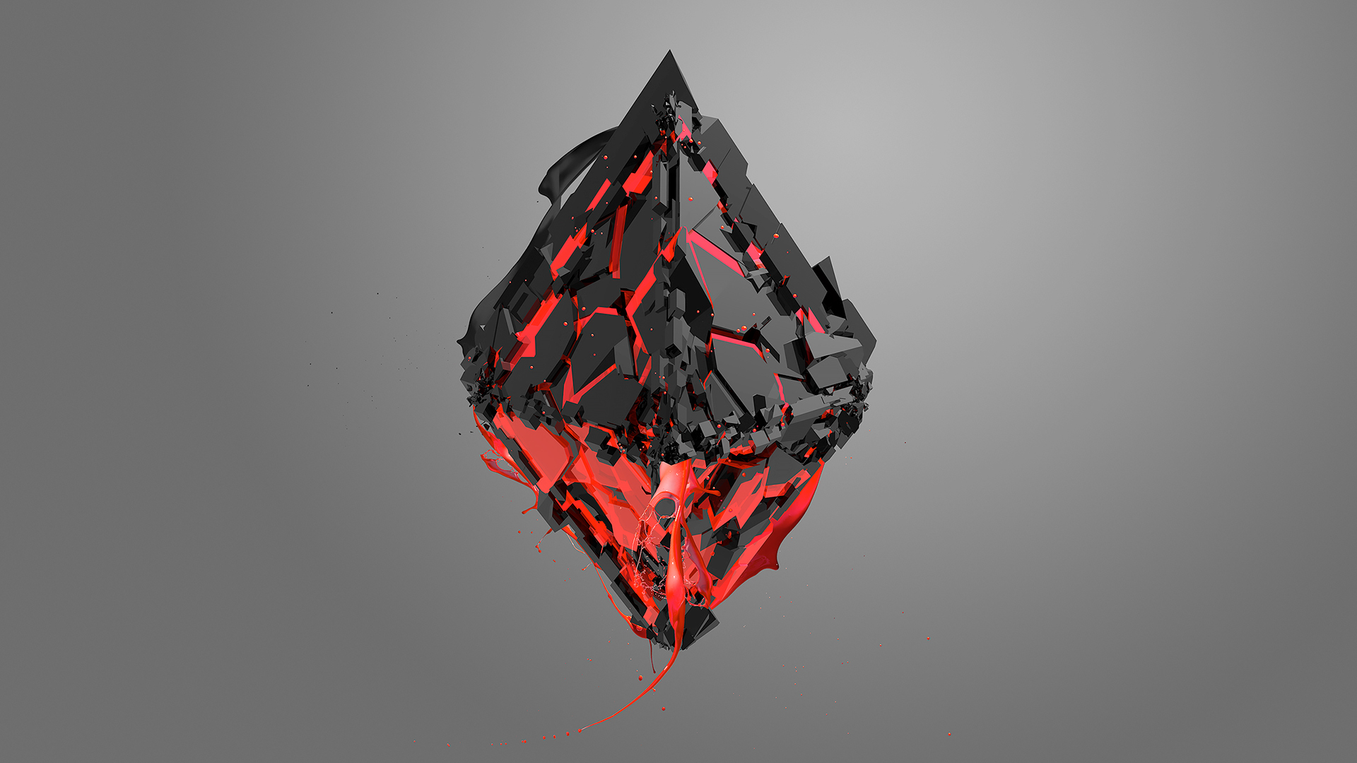 facets encrusted 3D 