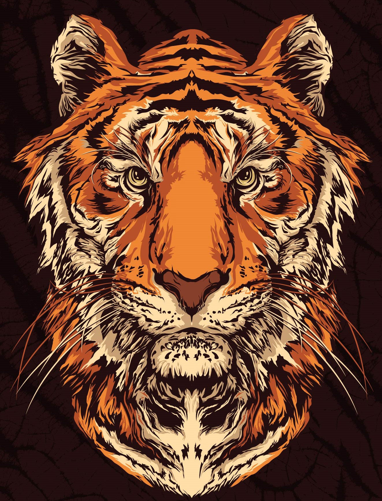 creative tiger t shirt design
