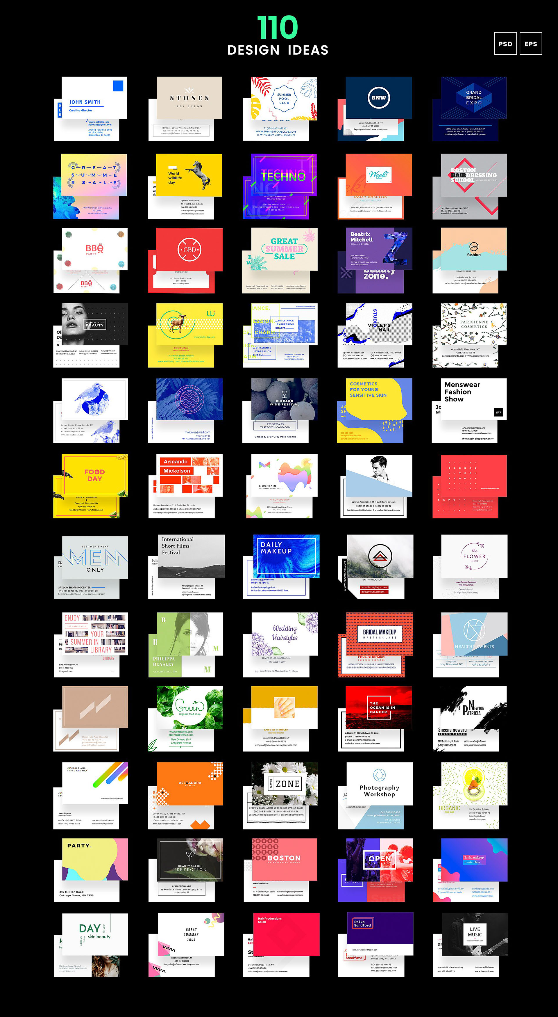 110-in-1-business-card-design-templates-bundle-behance
