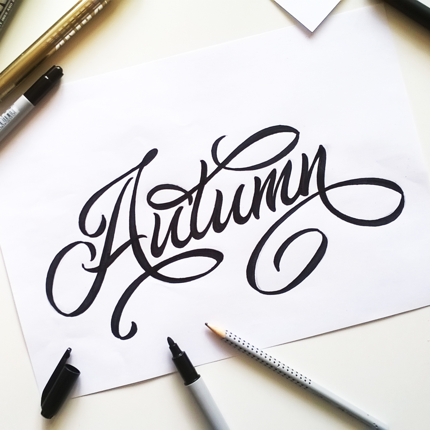 Lettering шрифт