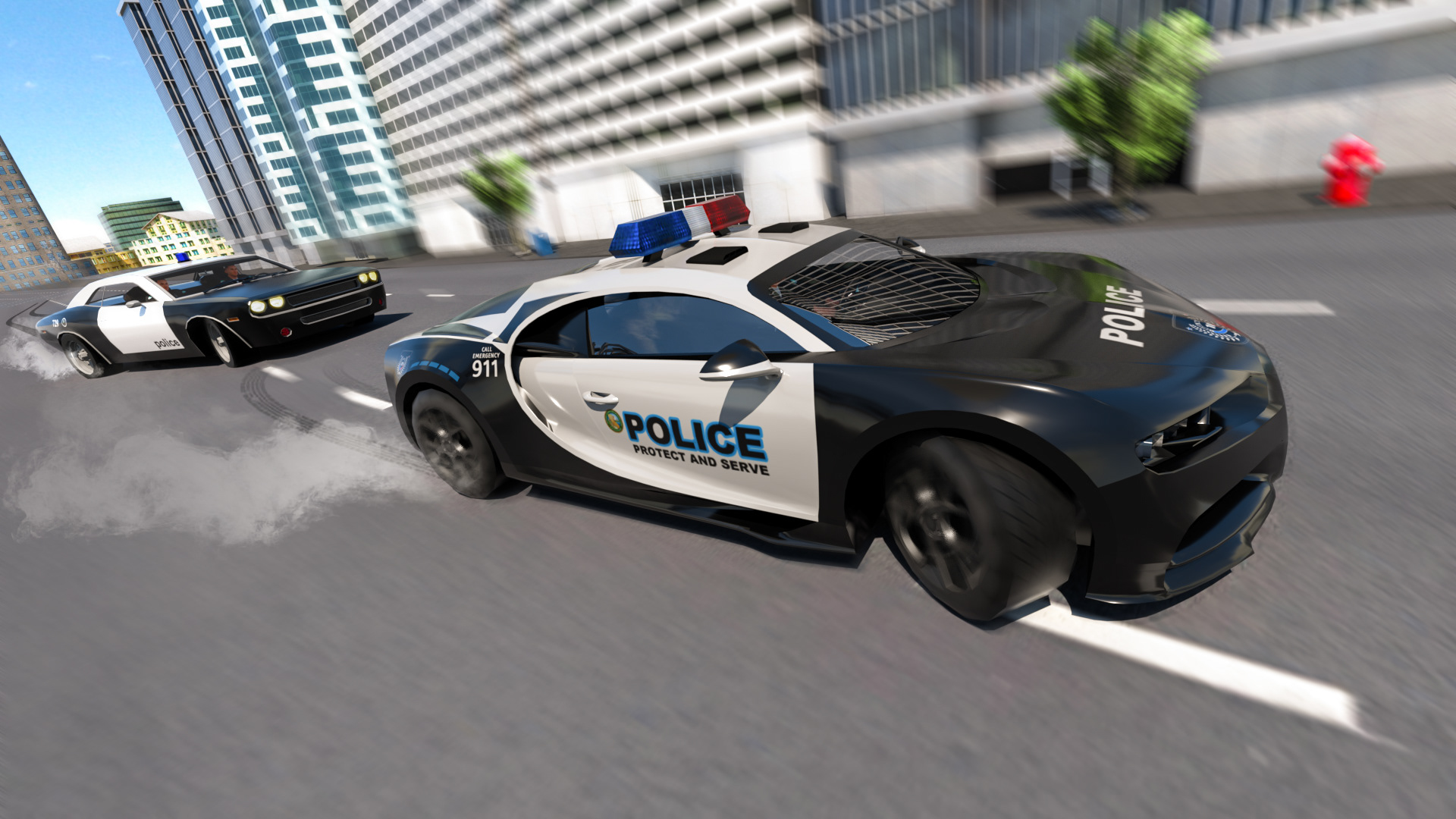 Дрифт полиция. Police Drift car Driving Simulator.
