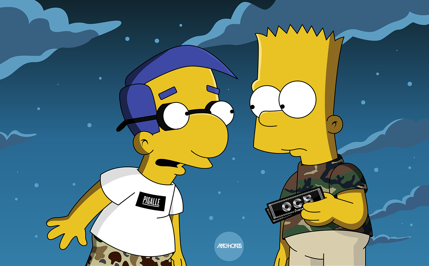0. Bart Simpson & Milhouse x OCB. 