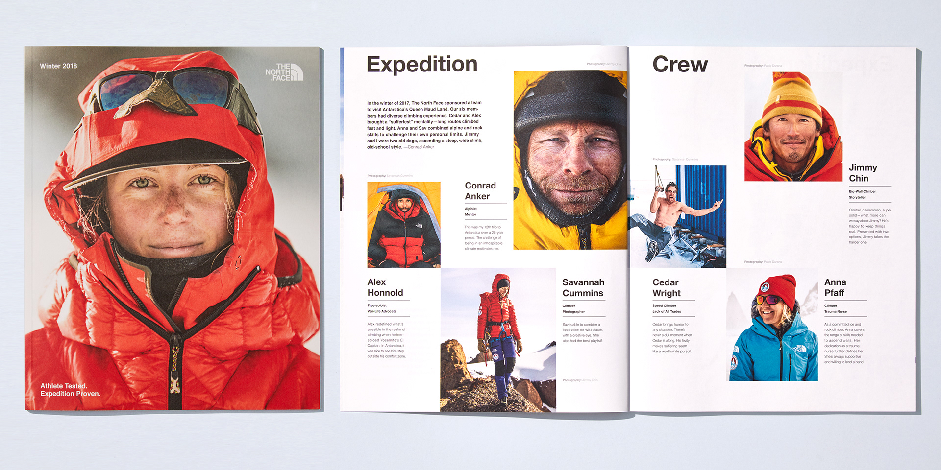 Art Direction for the North Face Winter Catalog (2018)