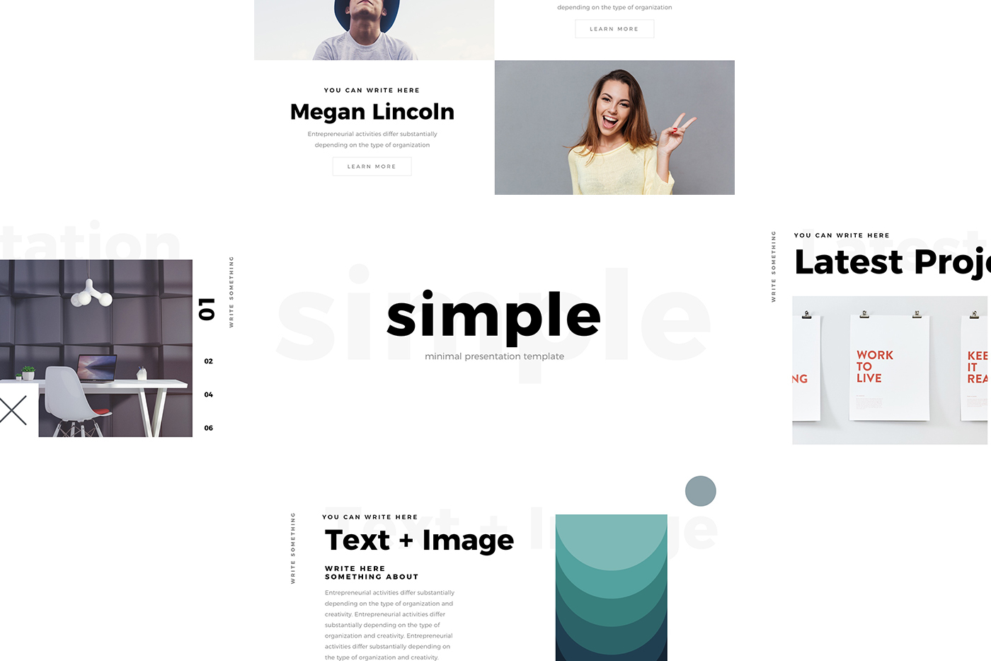 minimalist powerpoint template