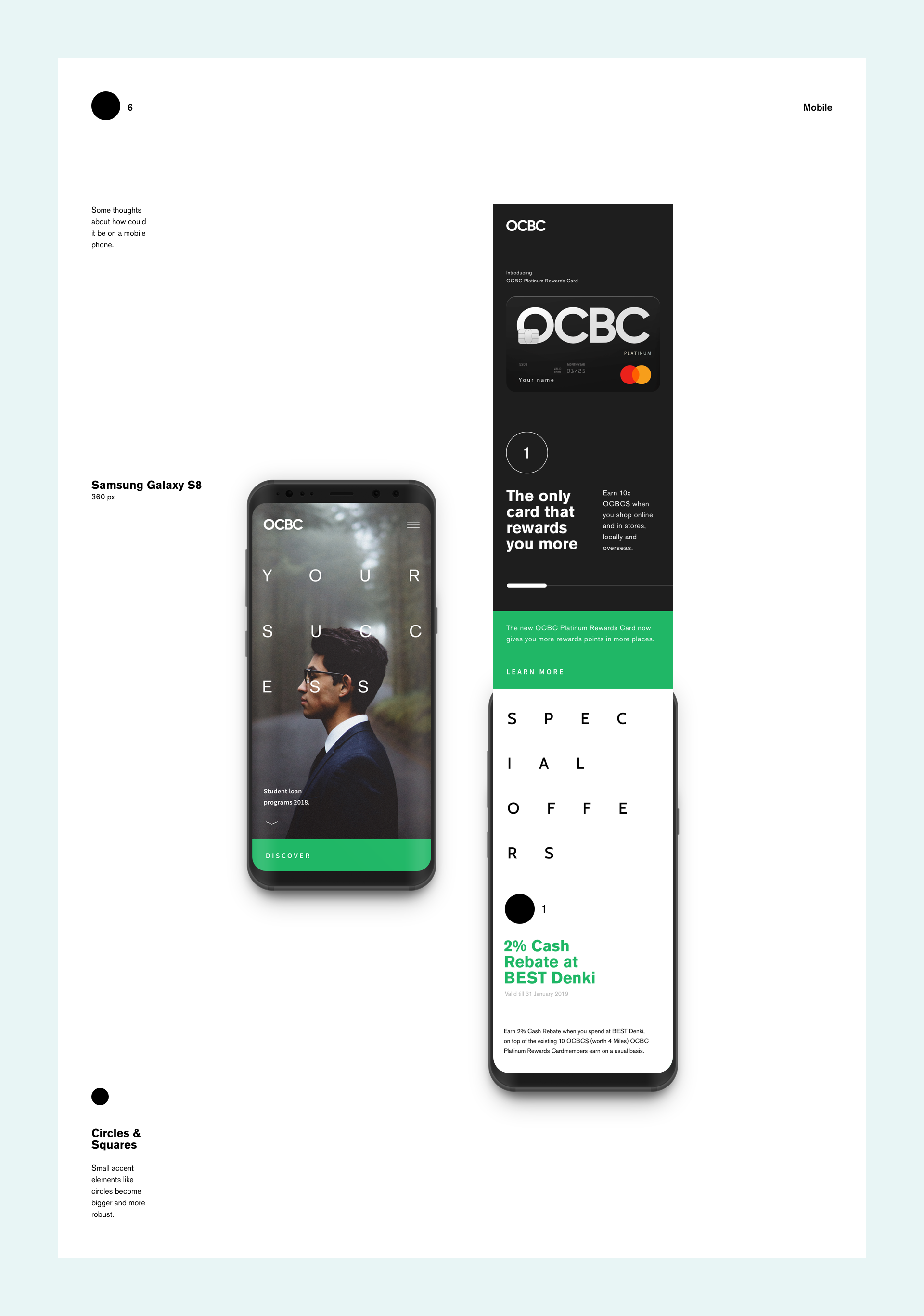 Web Design & UI/UX: OCBC Personal Banking Concept