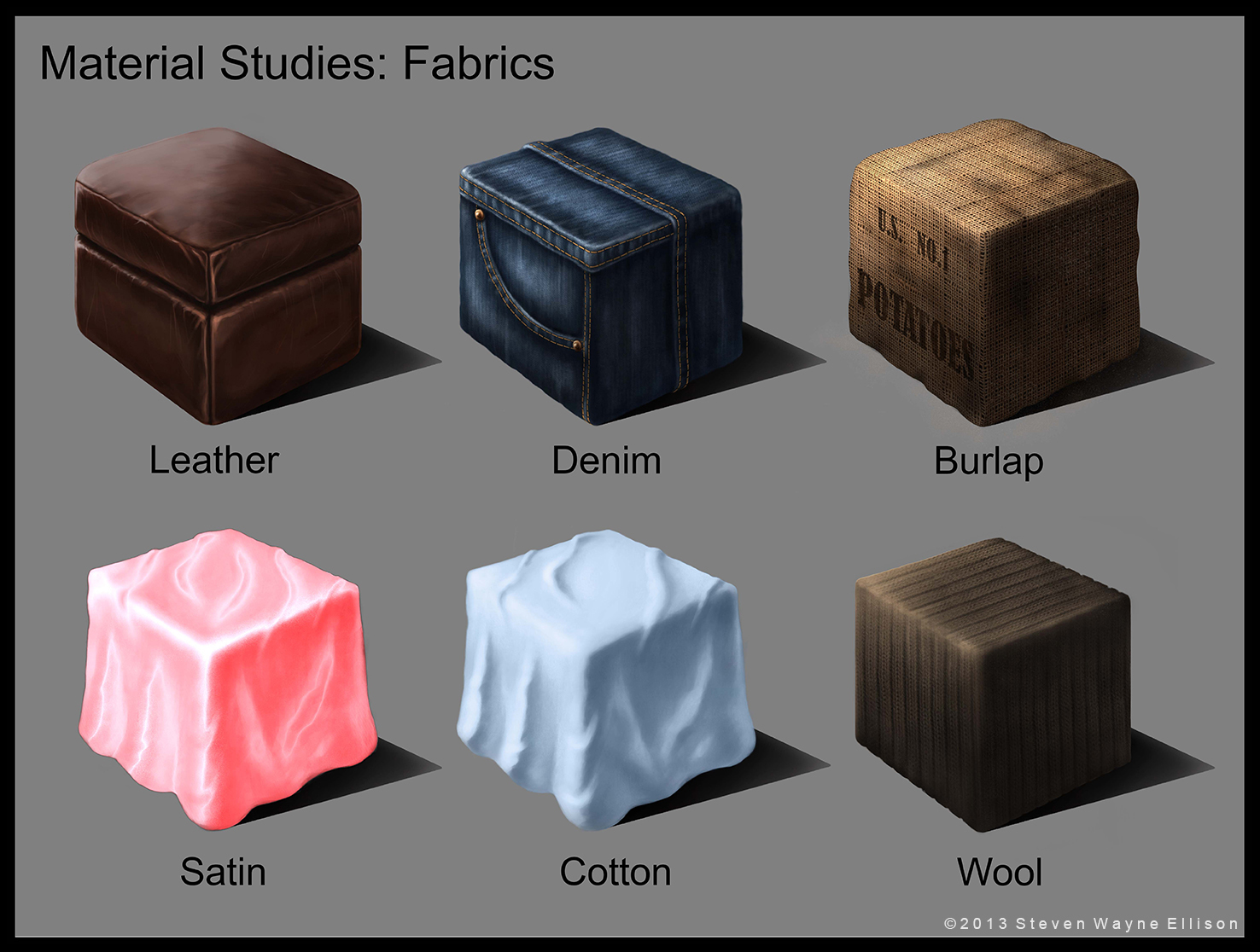 First material. Стади куб. Material study. Кубы материалы кожа. Materials for study.