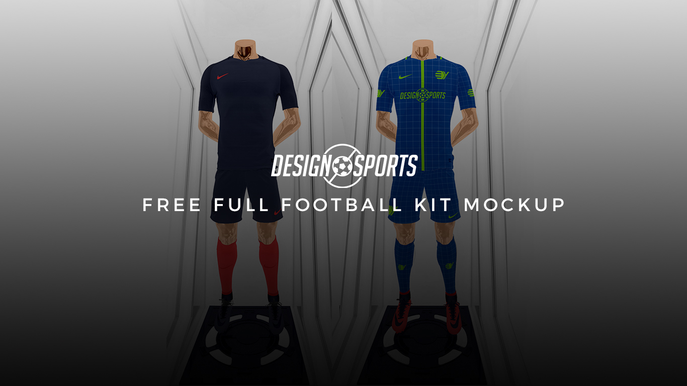 Download Free Full Football Soccer Kit Mockup On Behance Free Mockups