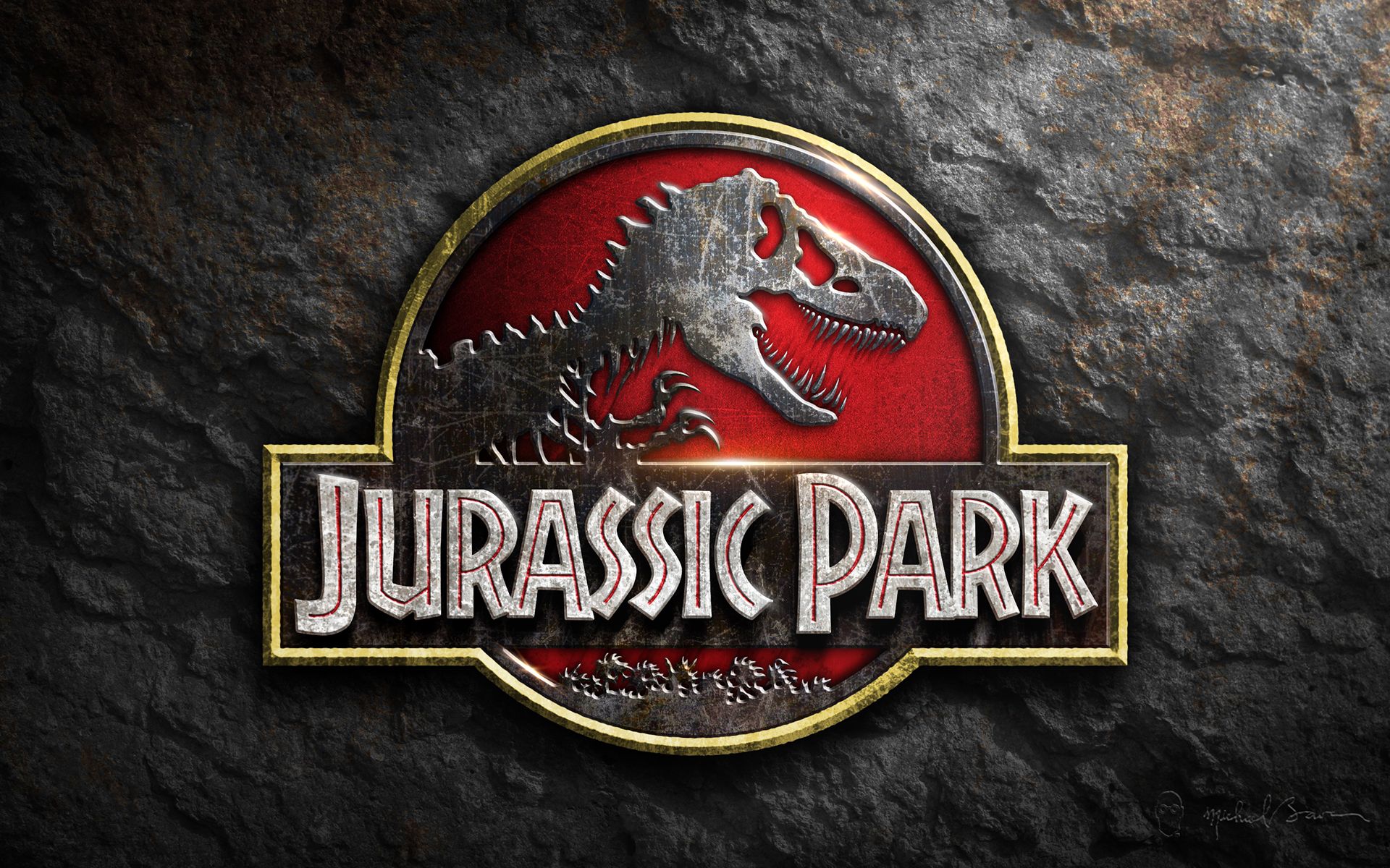 Jurassic Park logo desktop wallpaper on Behance