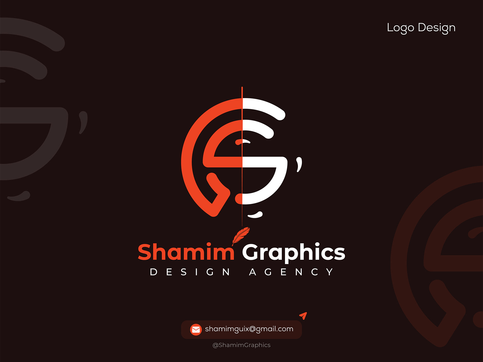 Shamim Graphics v2 Logo Design on Behance