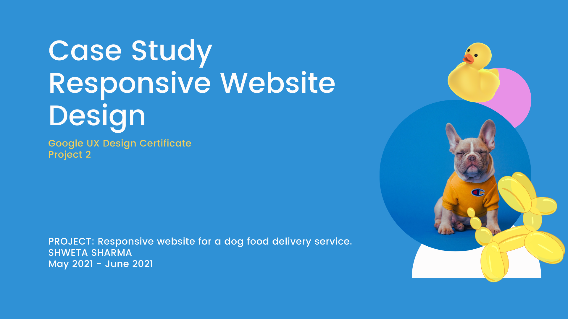 Dog food delivery website - Case study on Behance