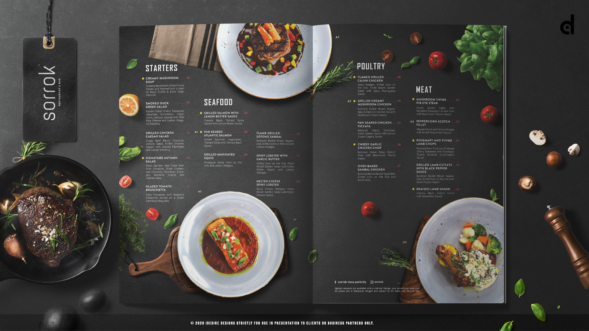 Restaurant Menu Design