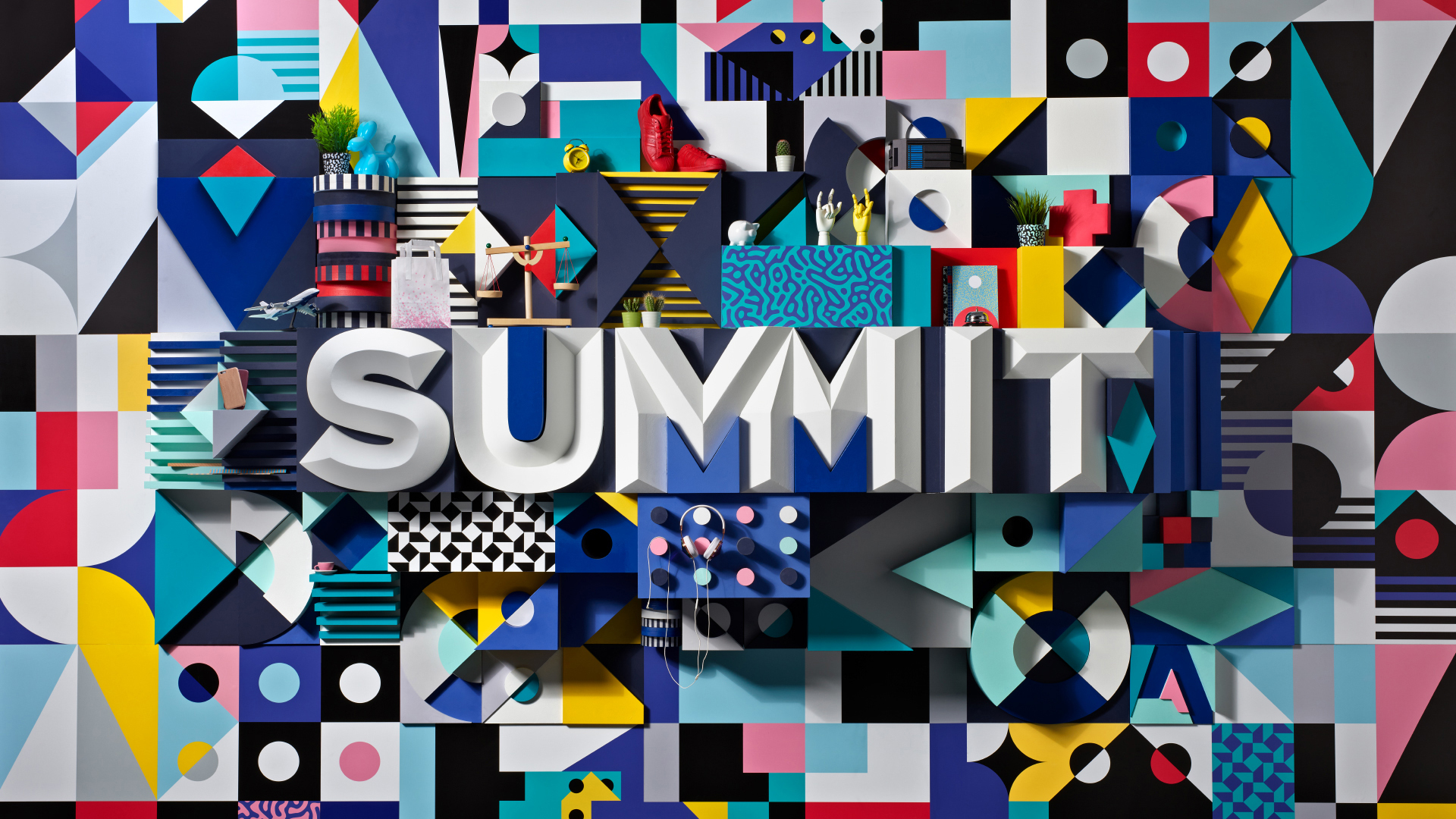 Art Installation of Adobe's Summit Identity