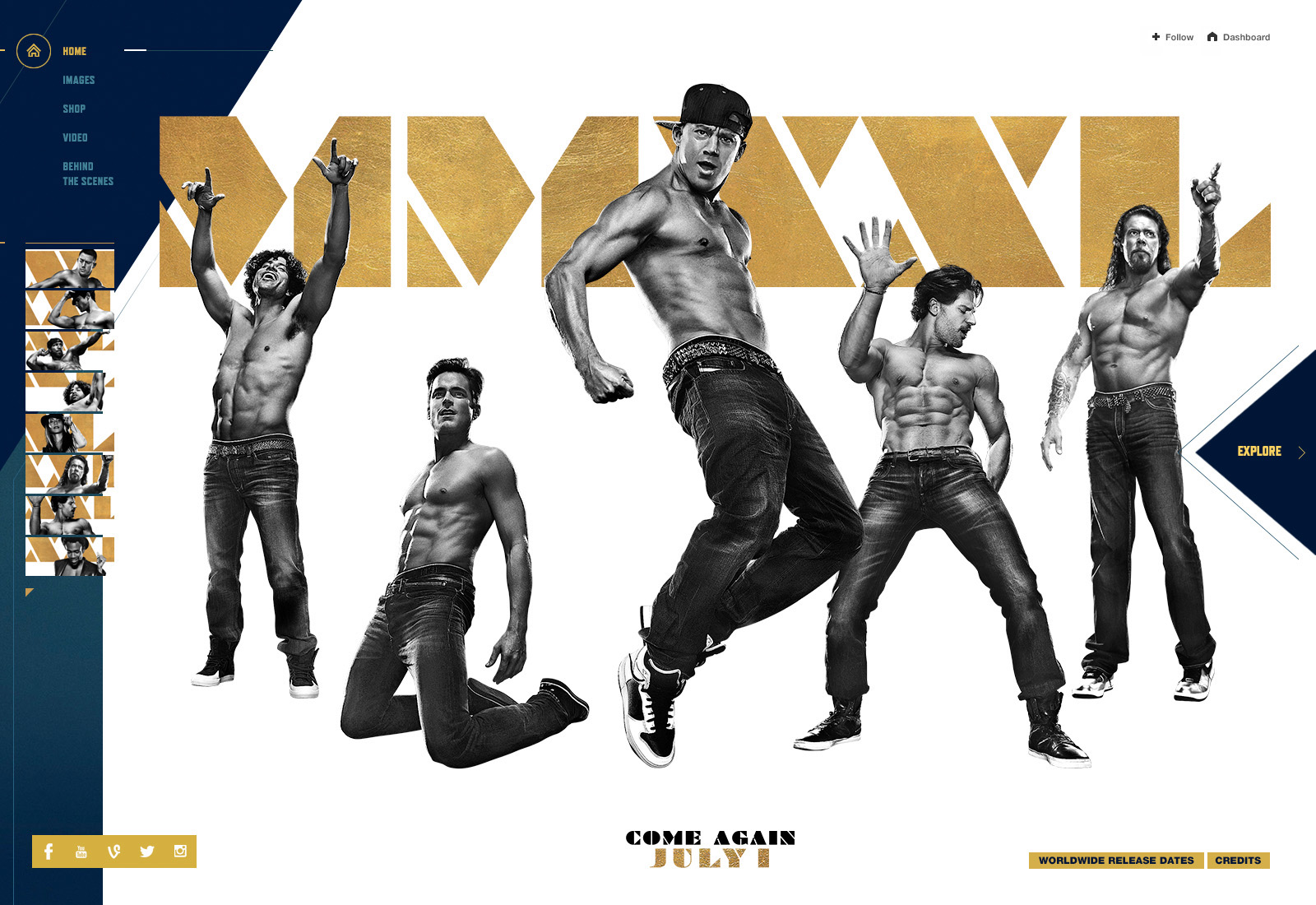 Magic Mike xxl channing movie warner brothers.