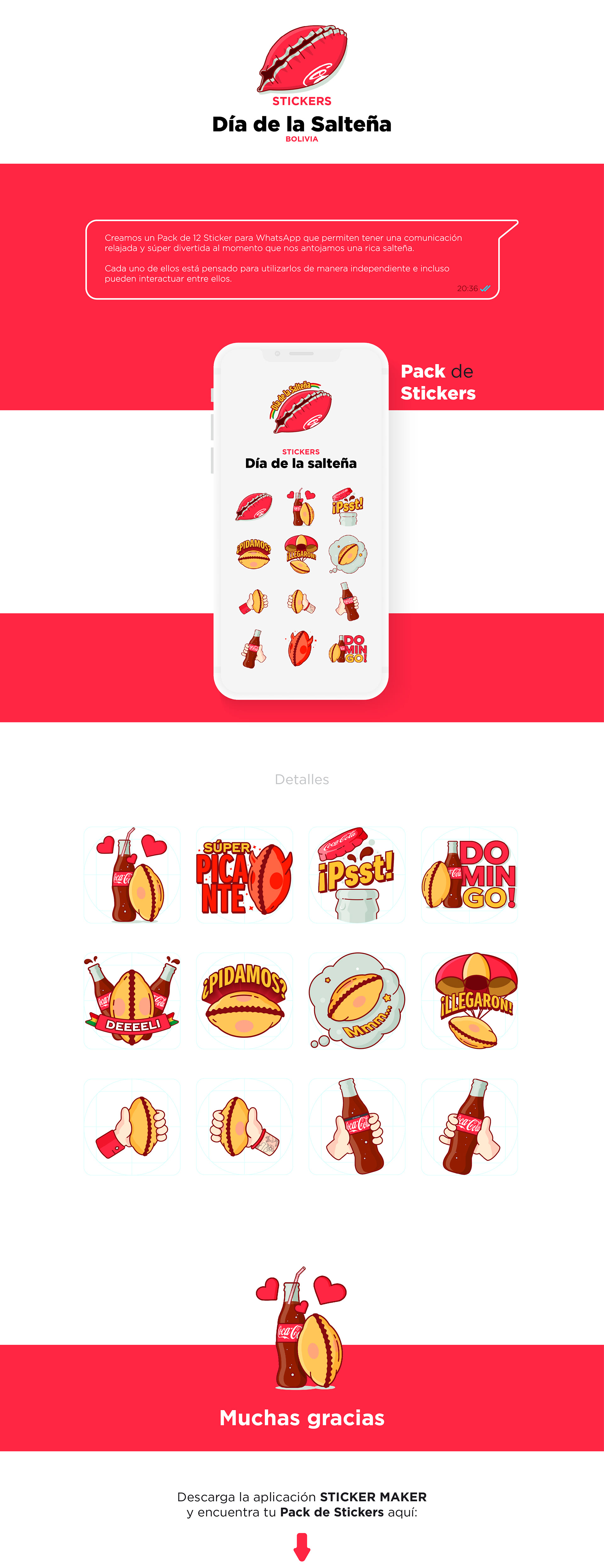 WhatsApp Stickers on Behance