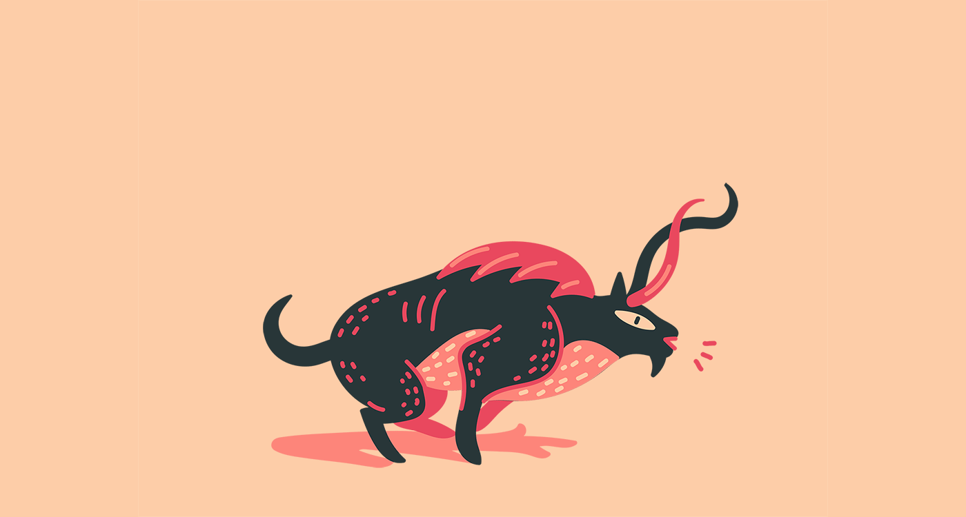 Horned Animals // Animated Gif Project on Behance