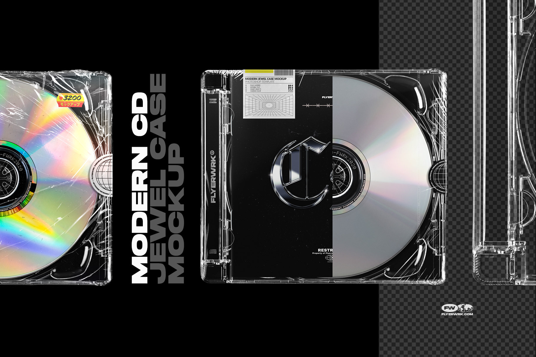 Modern Cd Jewel Case Mockup On Behance