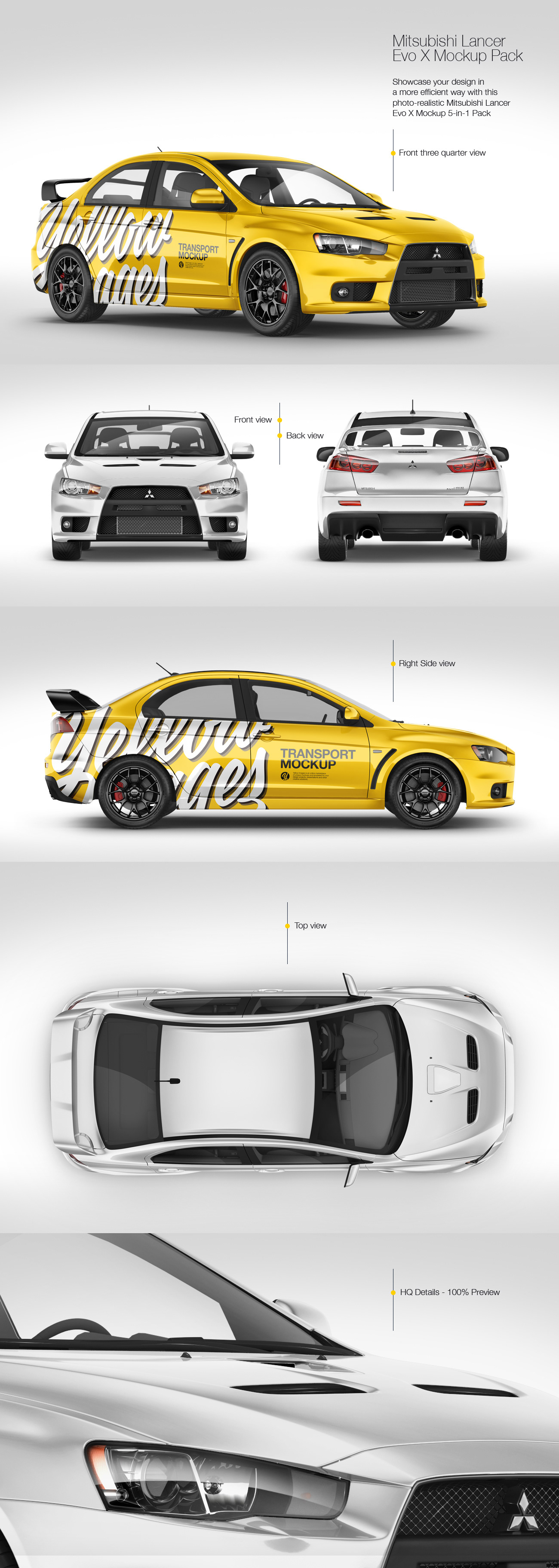 Download Rendering Vehicle For Mock Ups On Behance PSD Mockup Templates