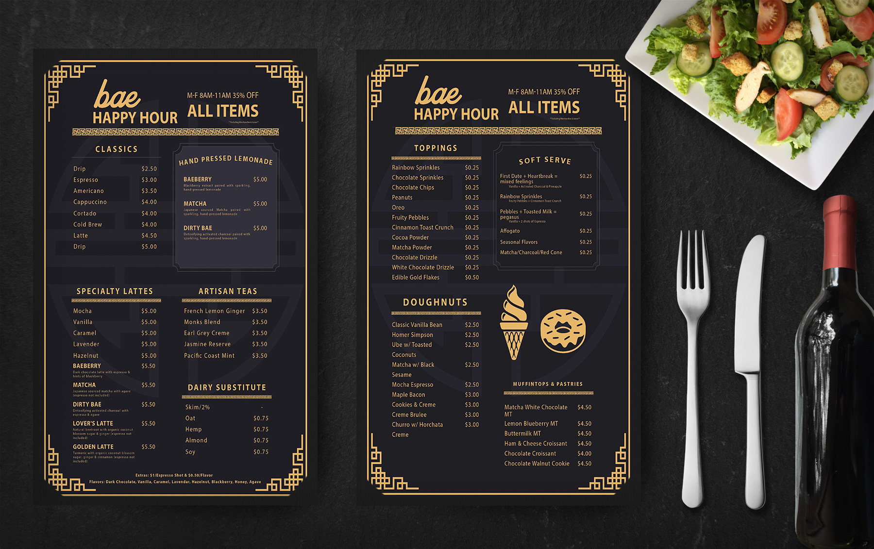 brand business design golden Prime- psd-template restaurant-menu templates ...