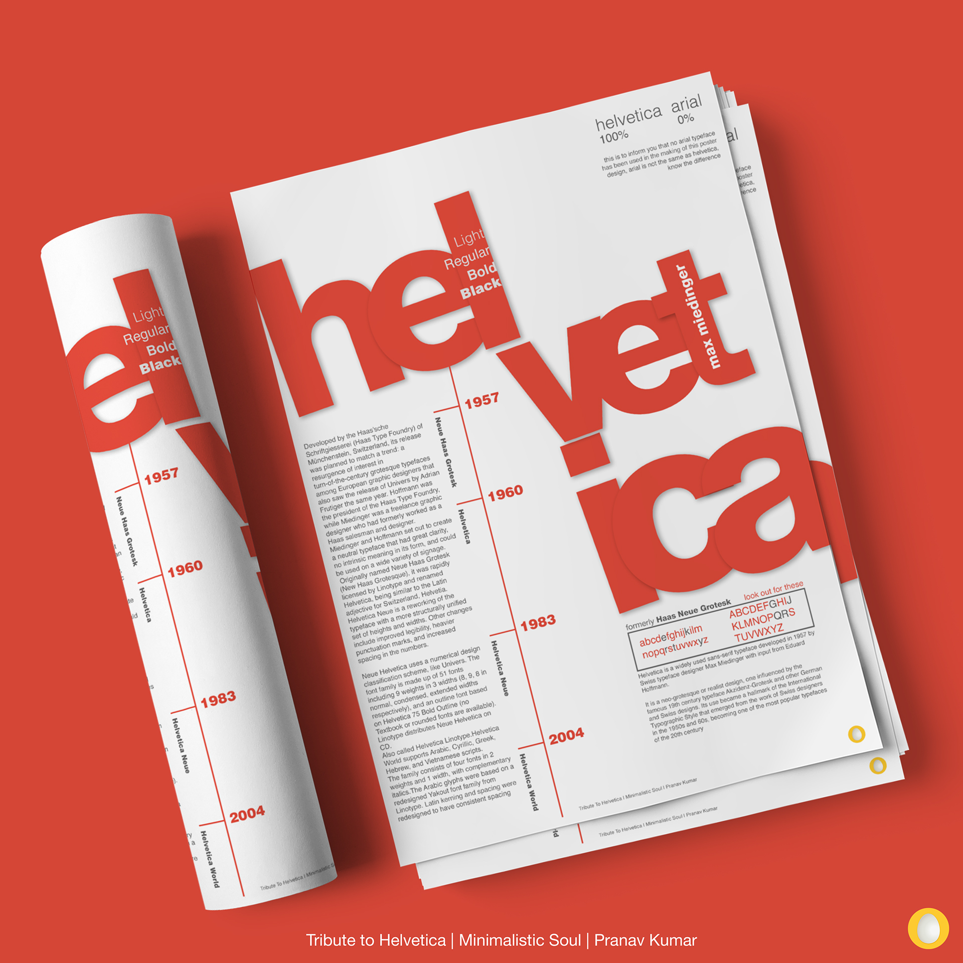 Helvetica brochure