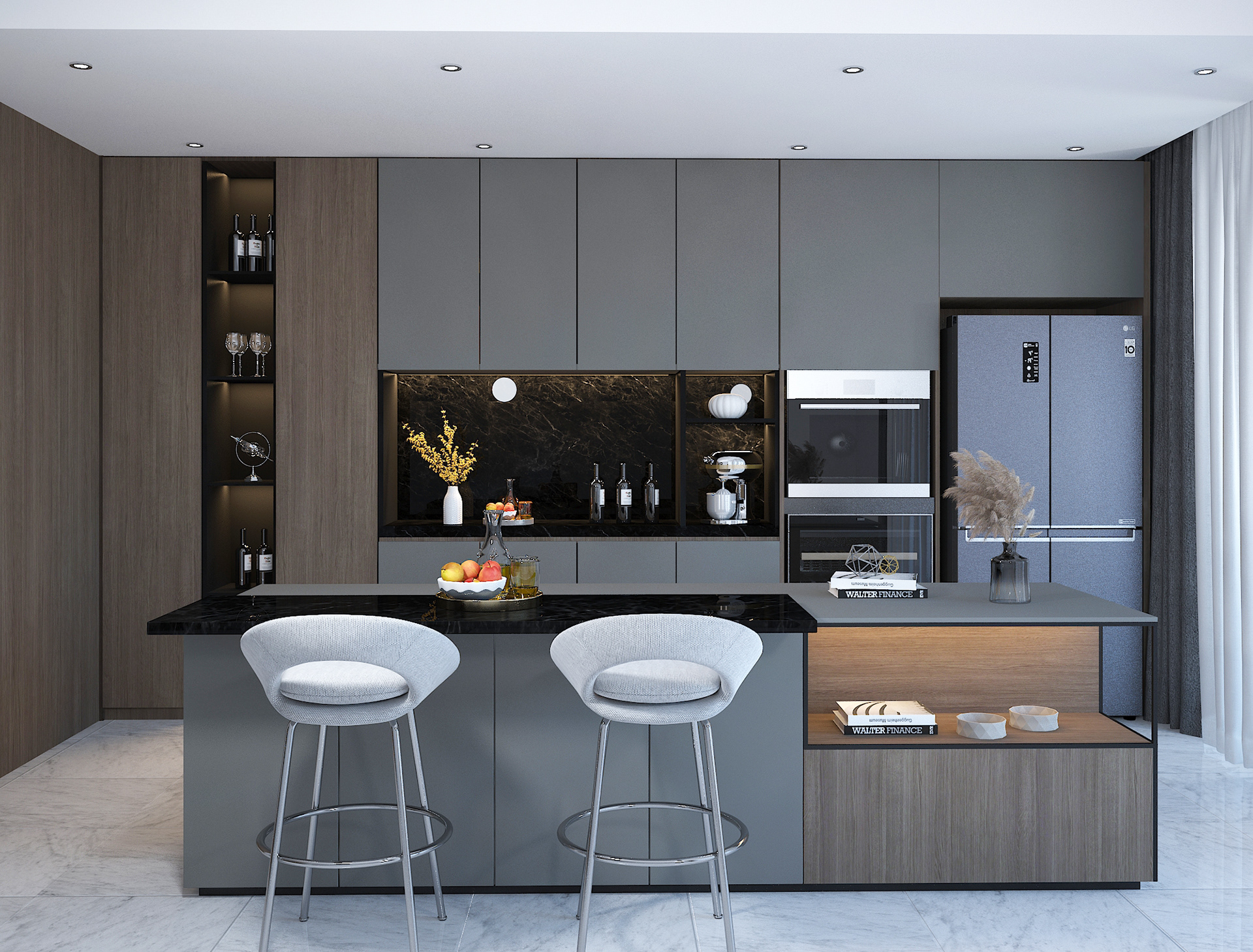 Modern Kitchen Interior Design on Behance