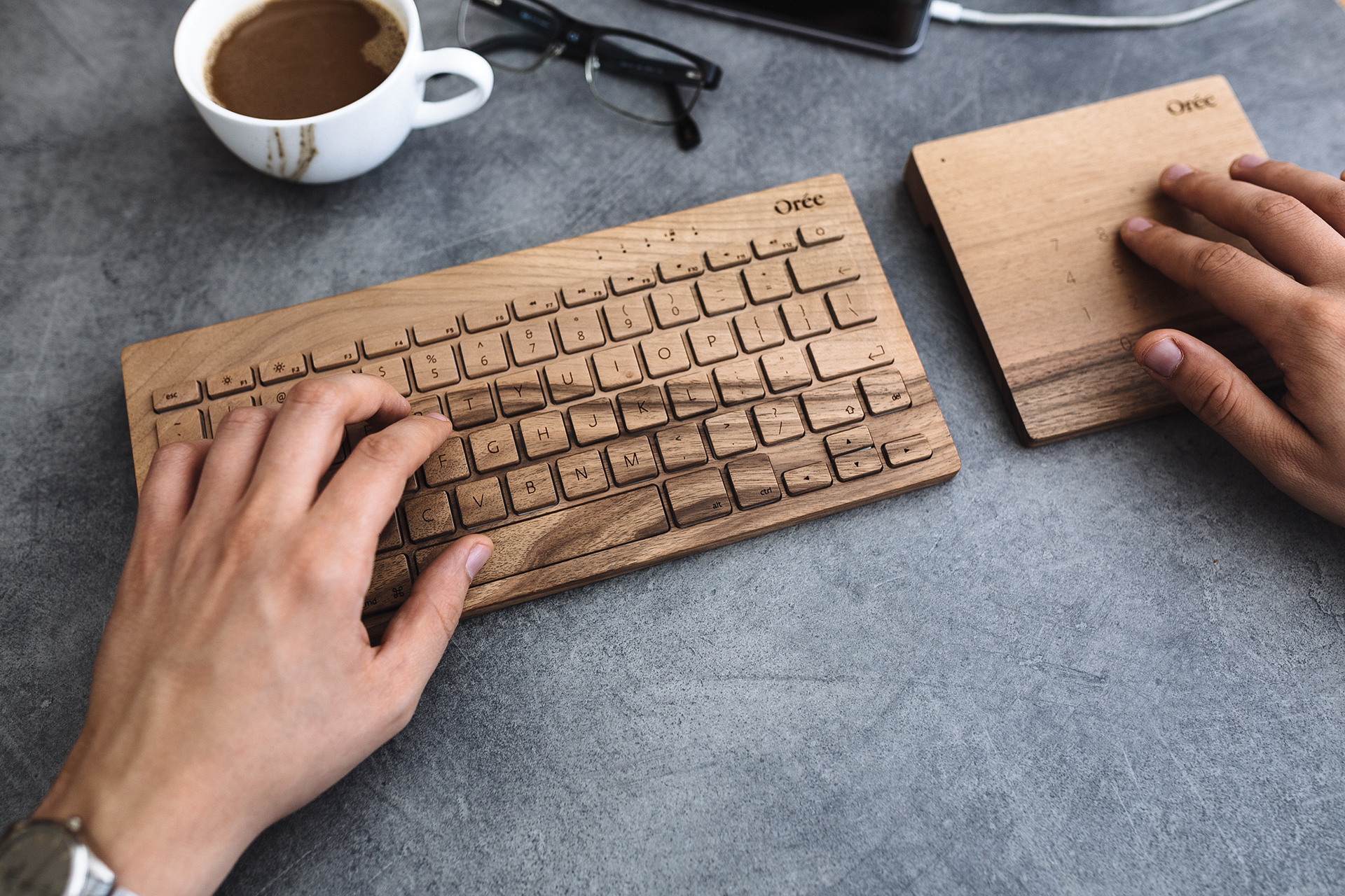 Product Design: Portable Wireless Keyboard by Orée Artisans