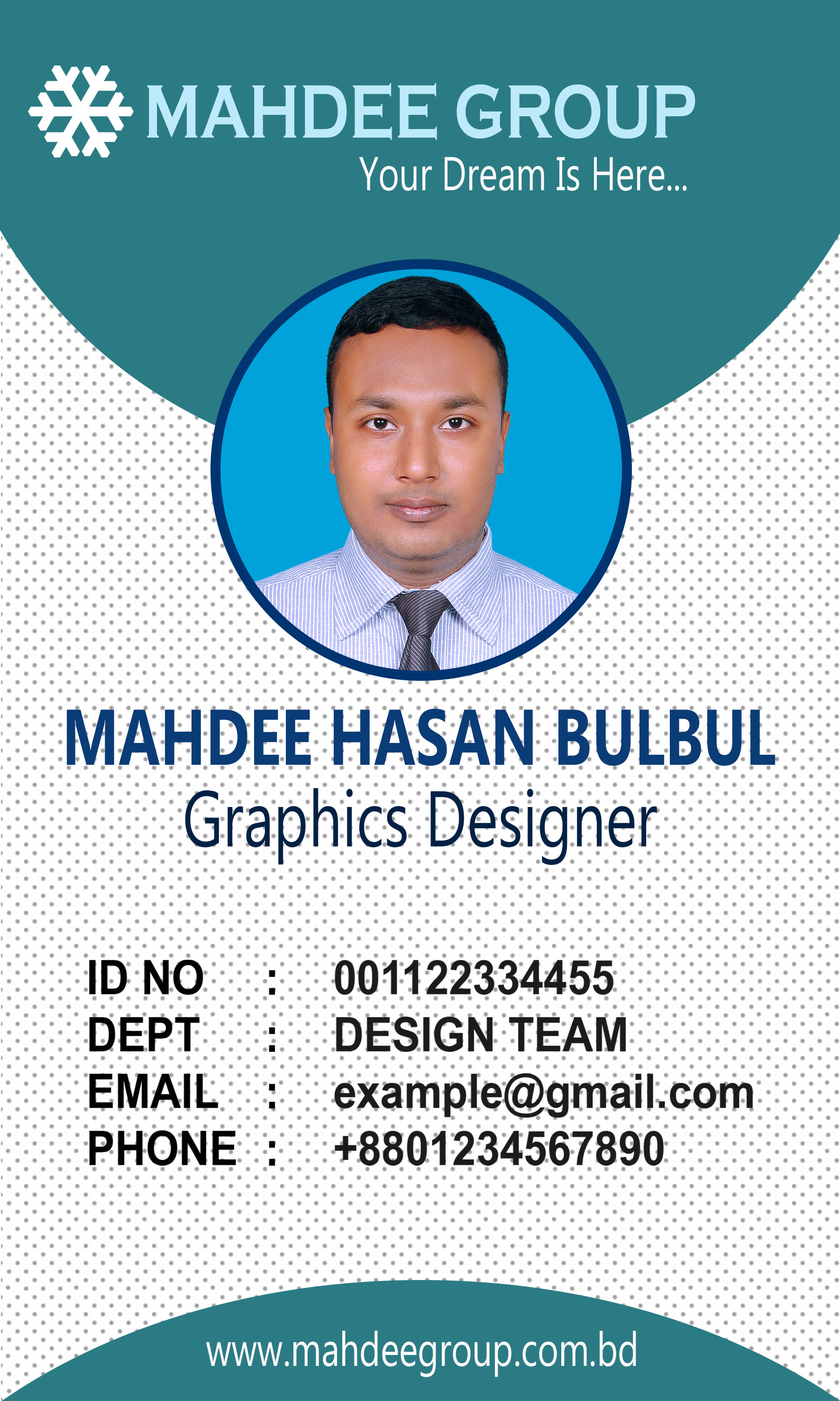 ID Card Design by Adobe Photoshop on Behance