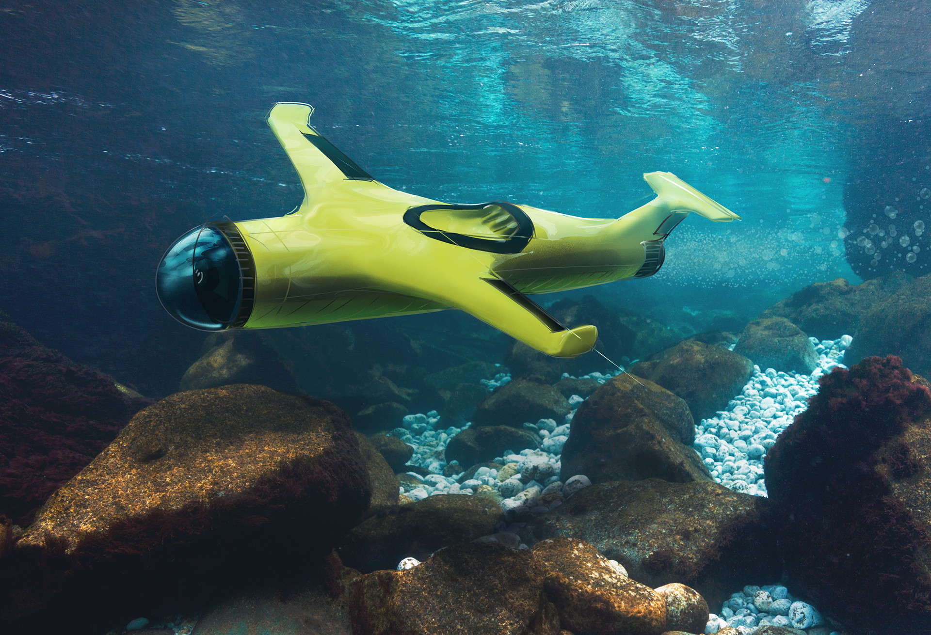 Underwater drone on Behance