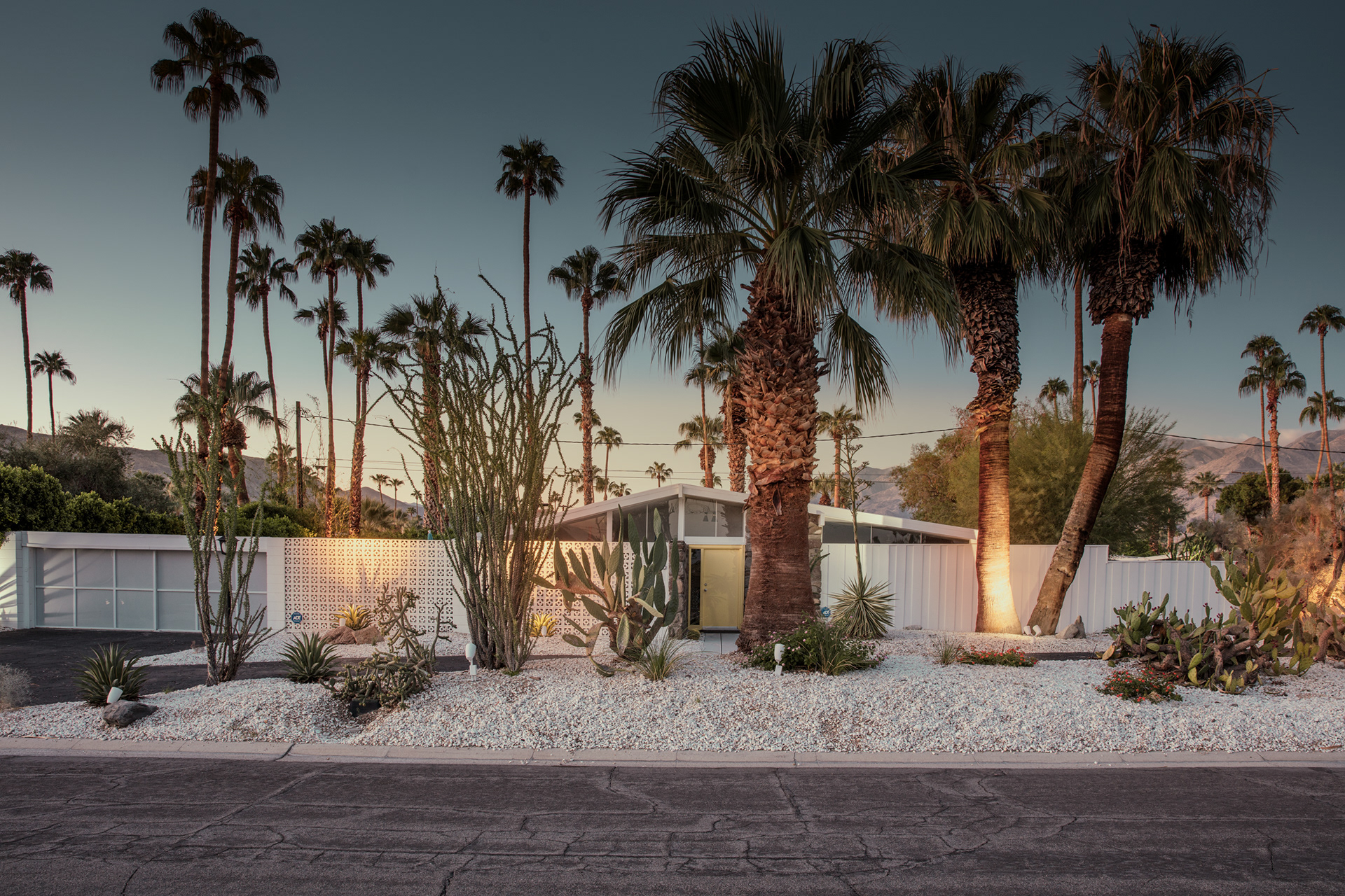 Palm Springs California usa desert house.