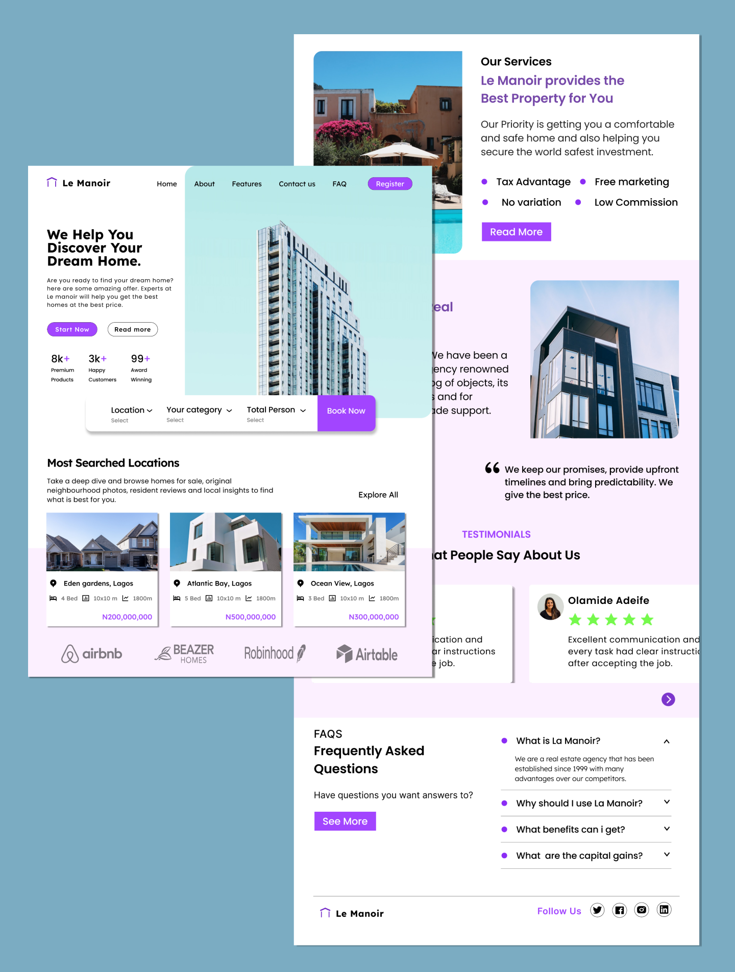 real-estate-landing-page-on-behance