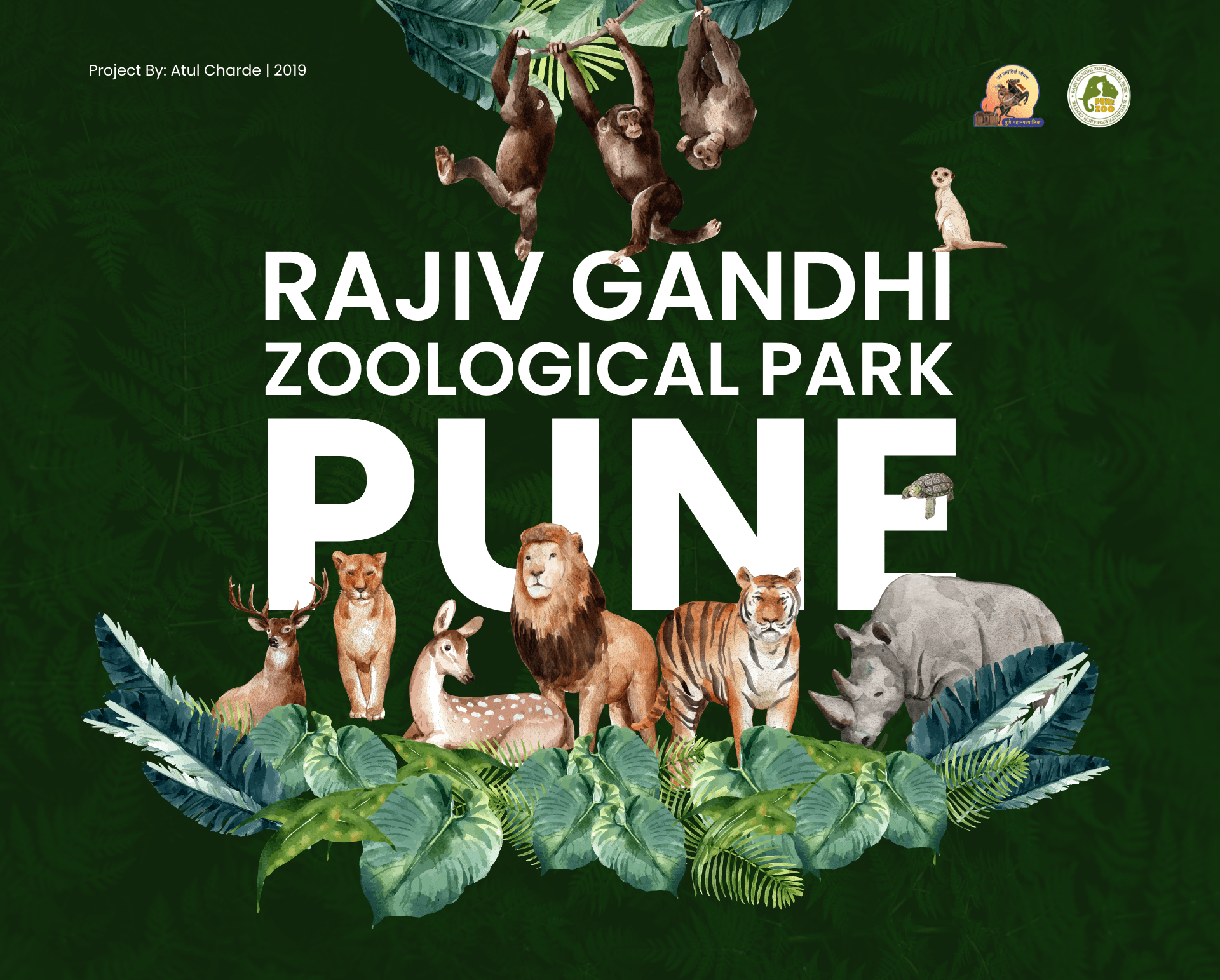 Rajiv Gandhi Zoological Park, Pune | Landing Page on Behance