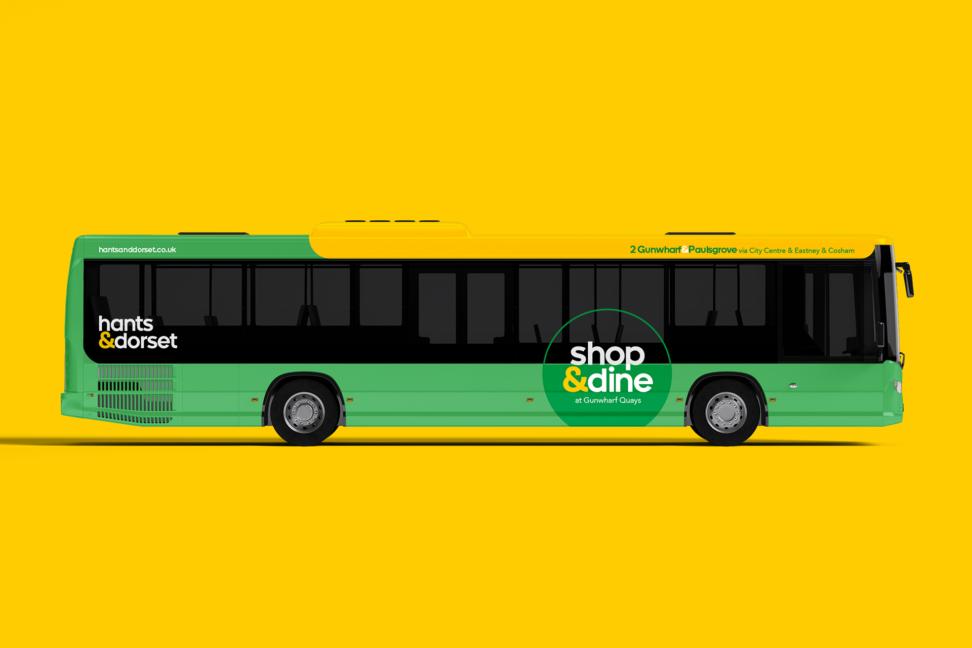 Hants Dorset Bus Branding And Livery On Behance