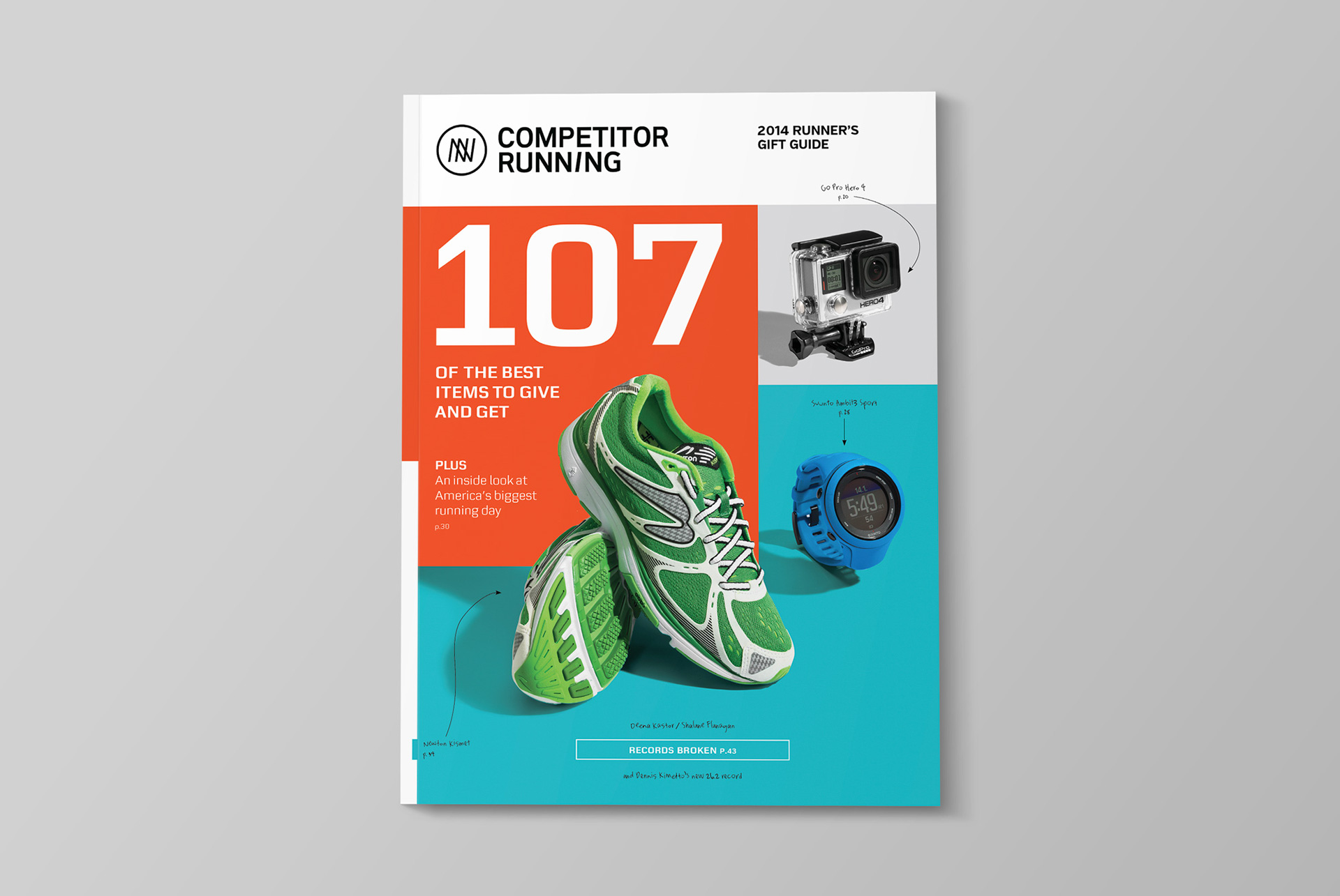 Competitor Running Magazine Redesign on Behance